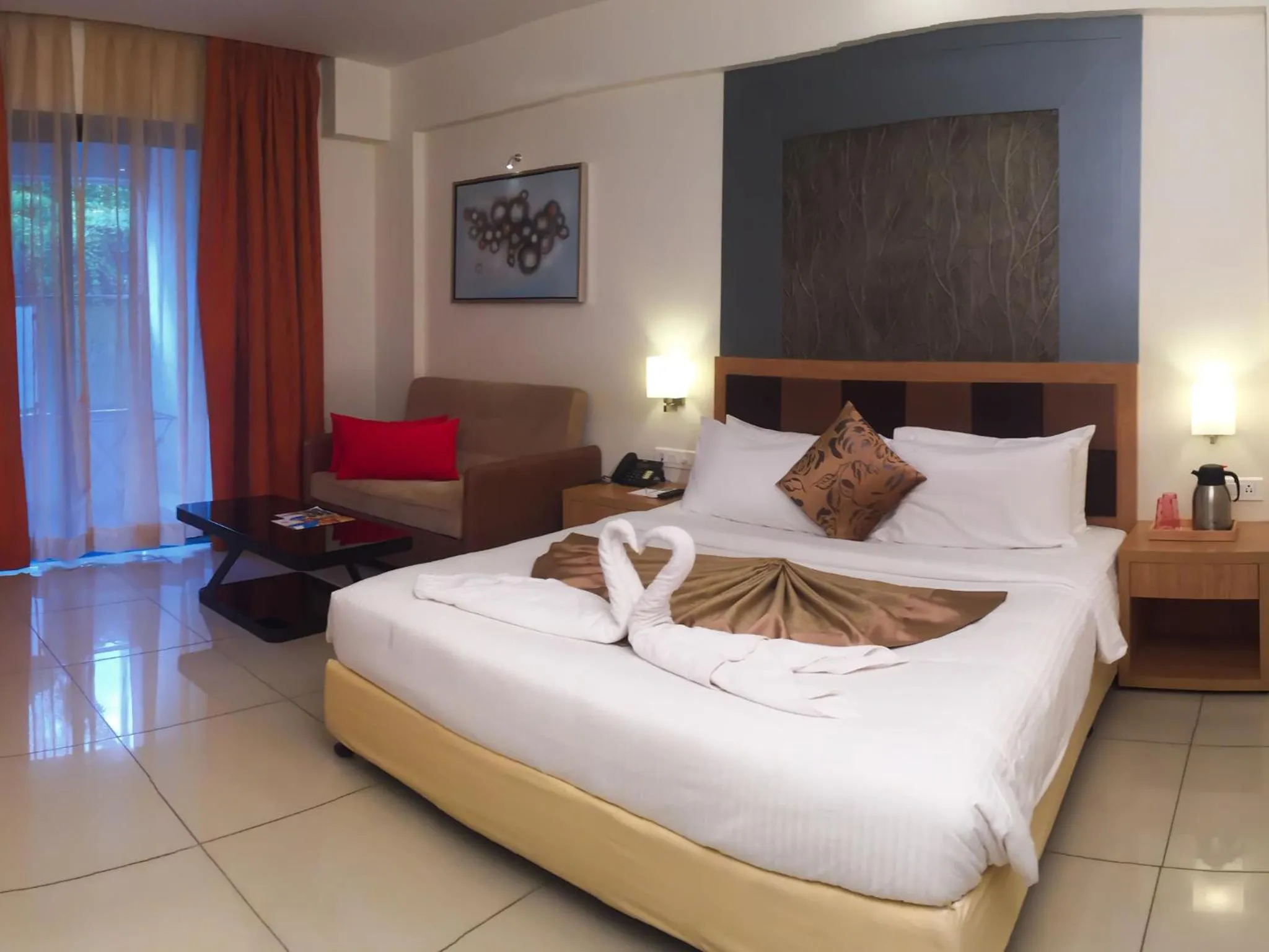 Bed in Club Mahindra Hatgad