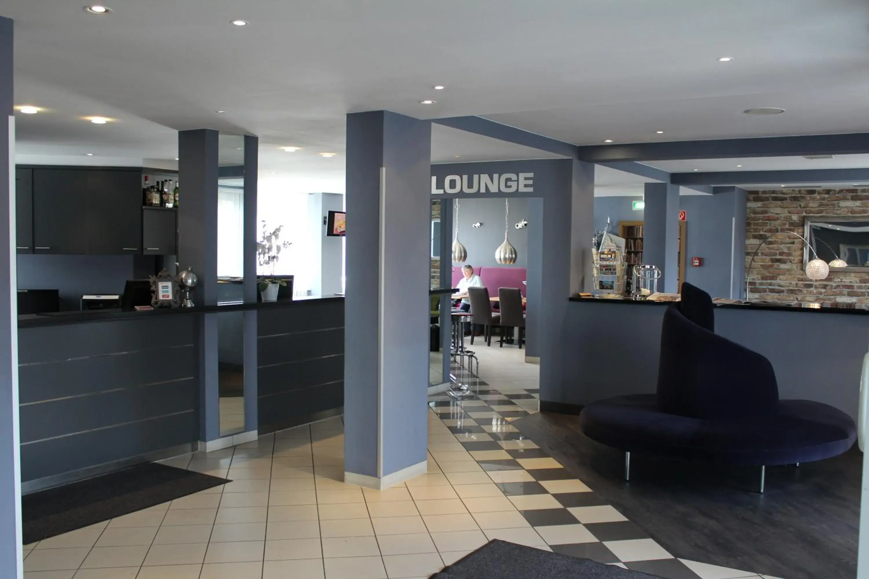 Lobby or reception in enjoy hostel Berlin City West Lobby or reception in enjoy hostel Berlin City West