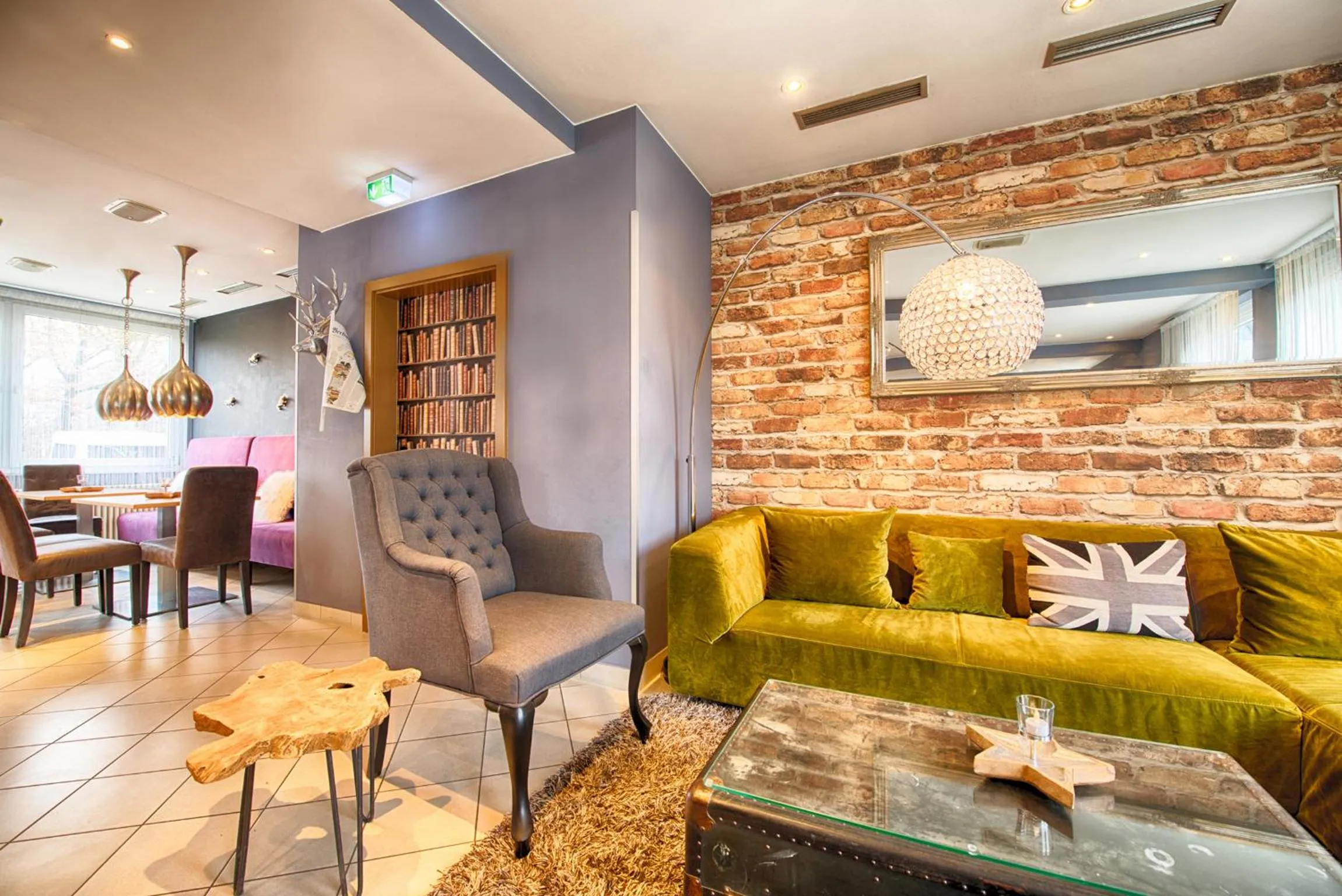 Lounge or bar in enjoy hostel Berlin City West