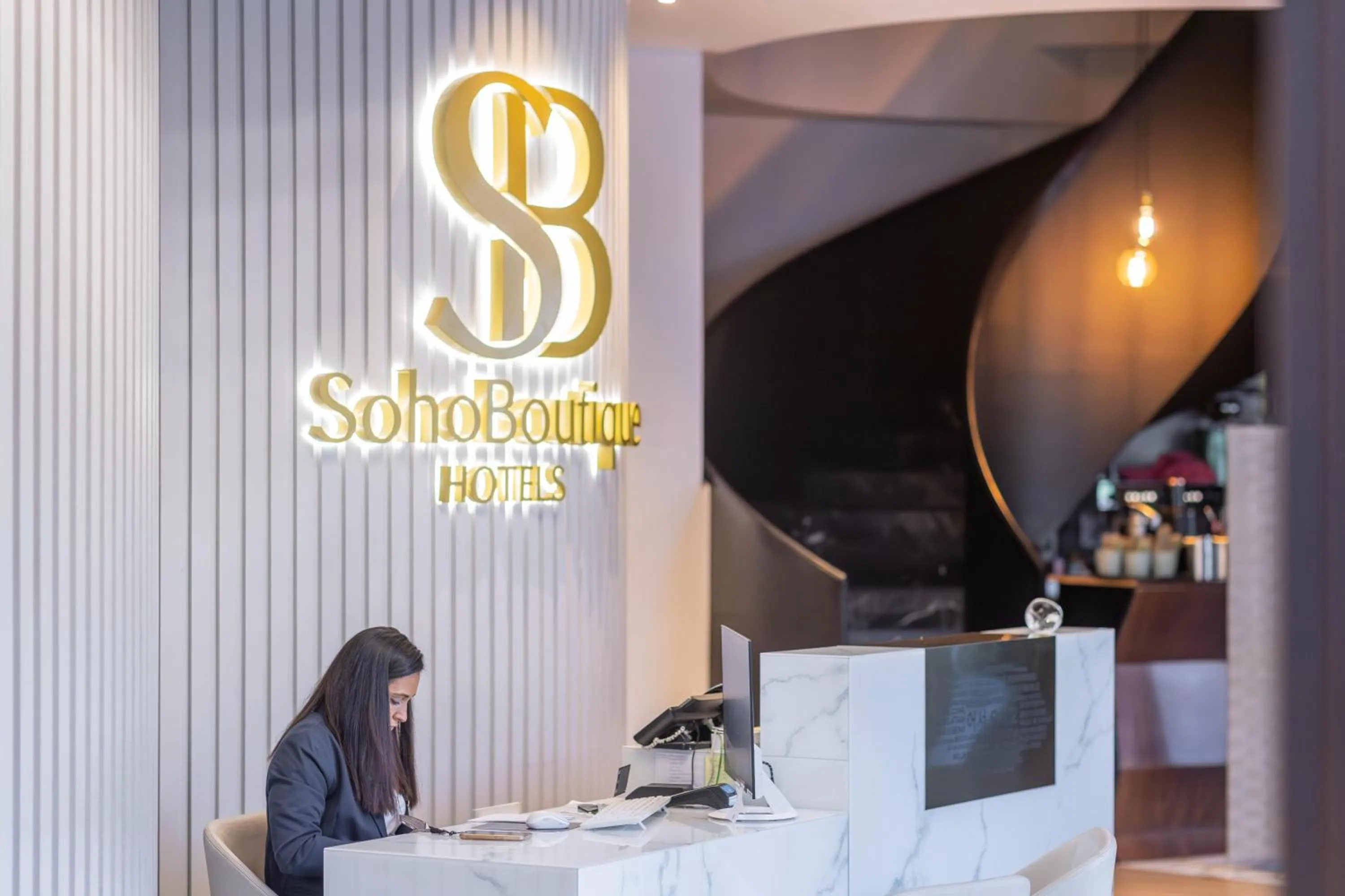 Lobby or reception in Soho Boutique Granada