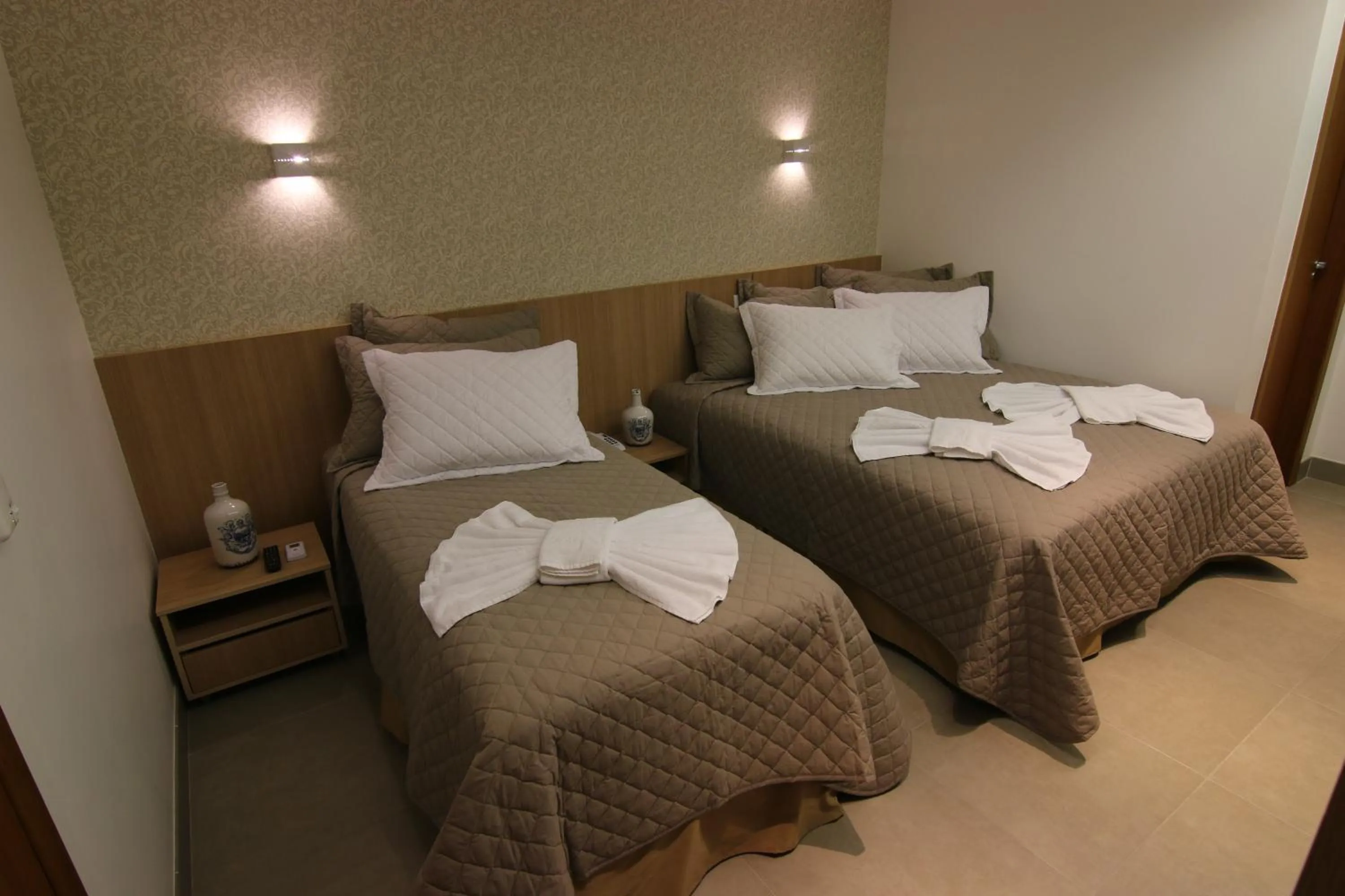 Bed in Tupyguá Brasil Hotel