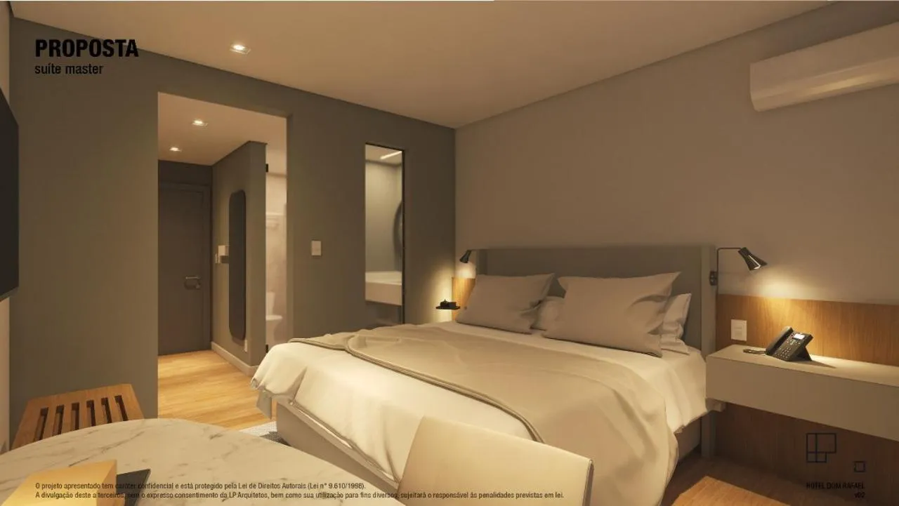 Bed in Hotel Dom Rafael Premium