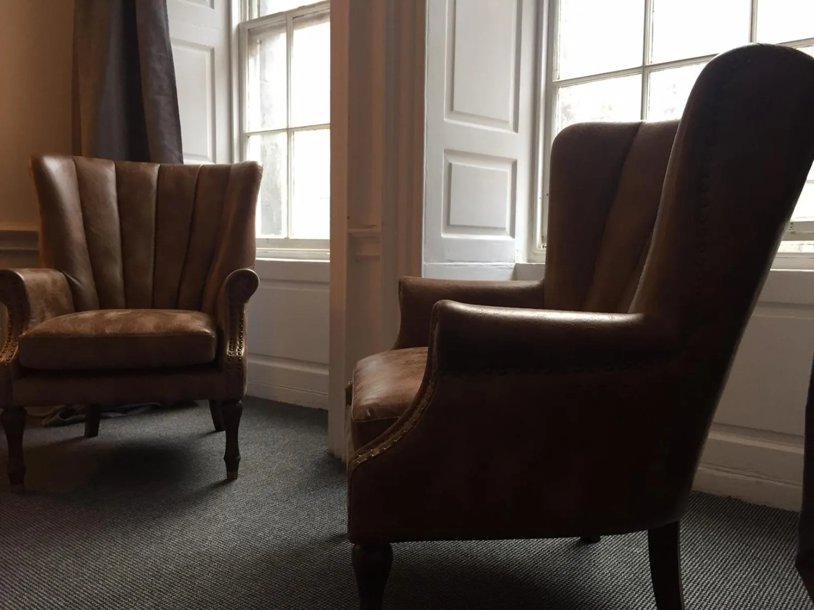 Seating area in Royal Mile Suites by the Castle