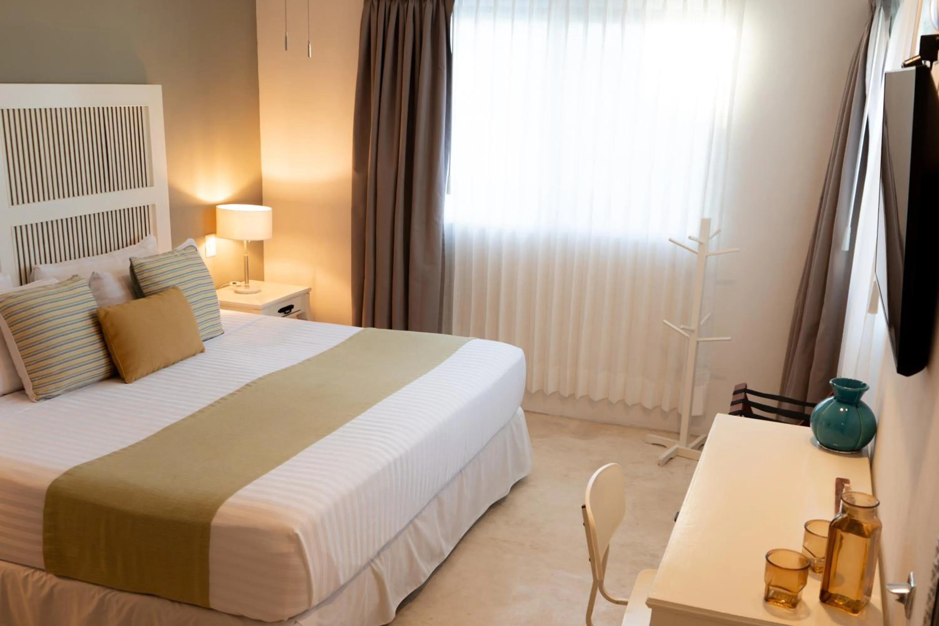 Bed in Hotel Siesta Holbox