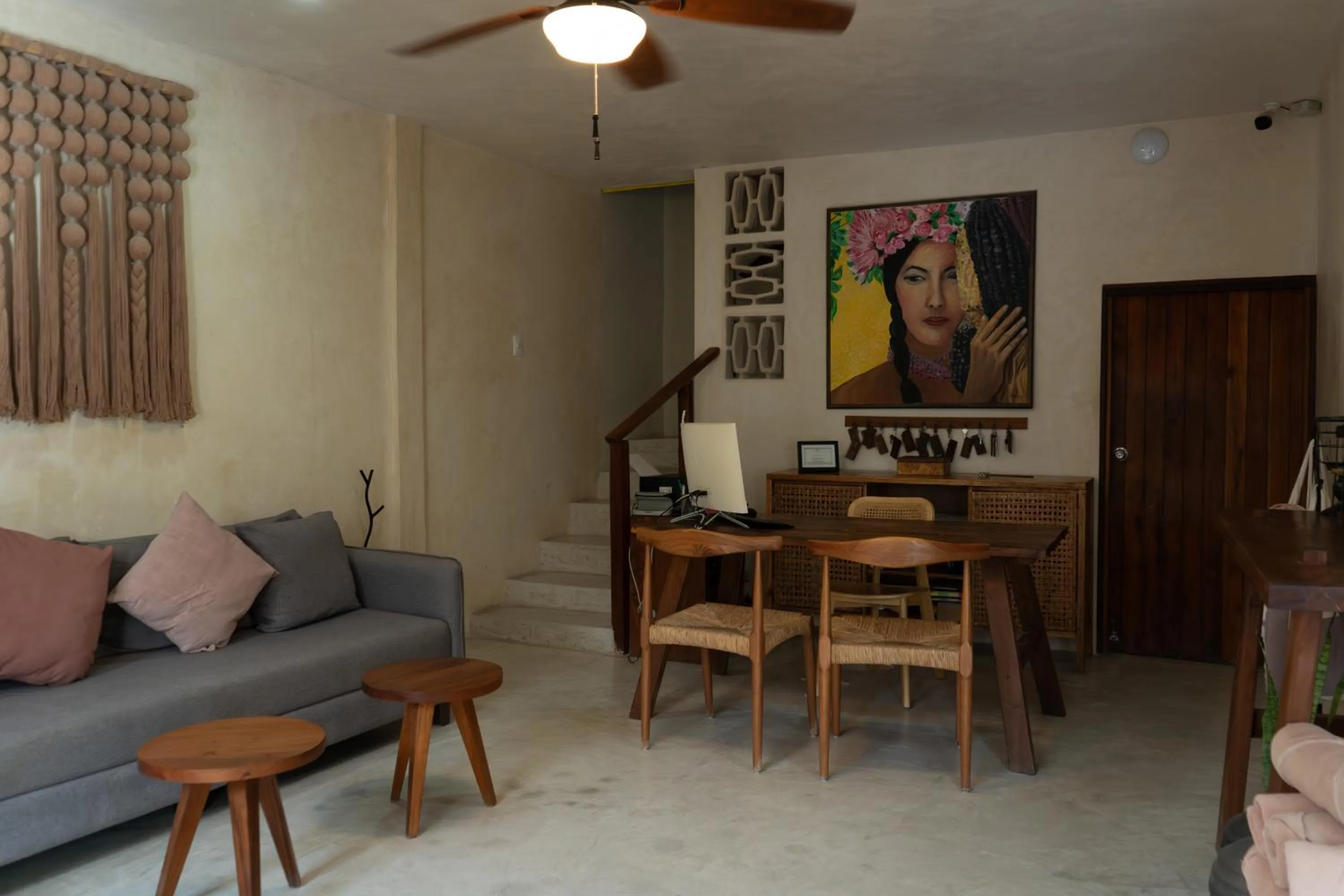 Lobby or reception in Hotel Siesta Holbox
