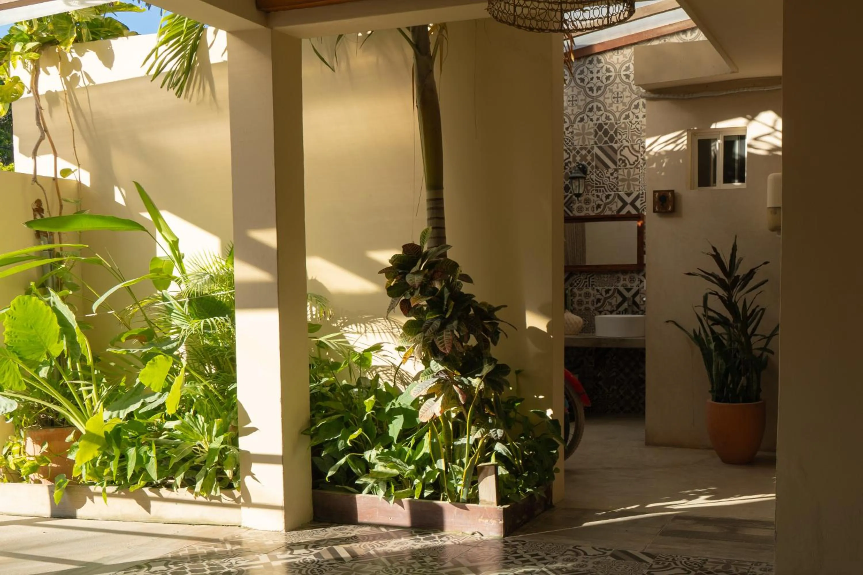 Lobby or reception in Hotel Siesta Holbox