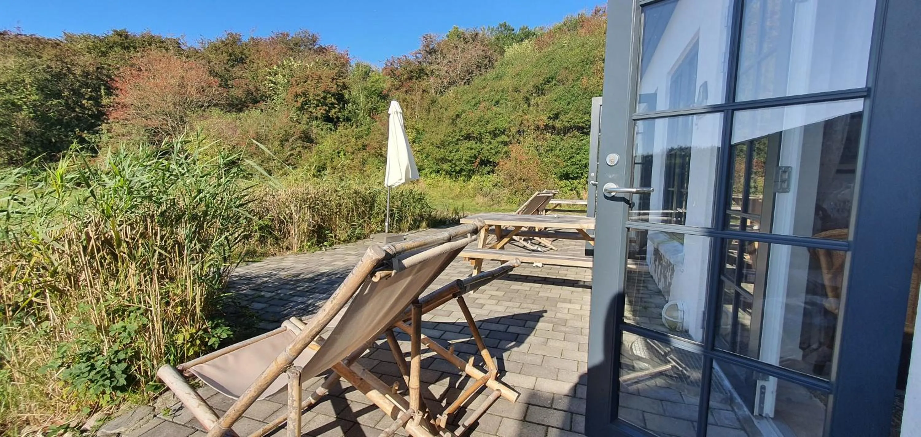 Balcony/Terrace in Næsbydale Badehotel