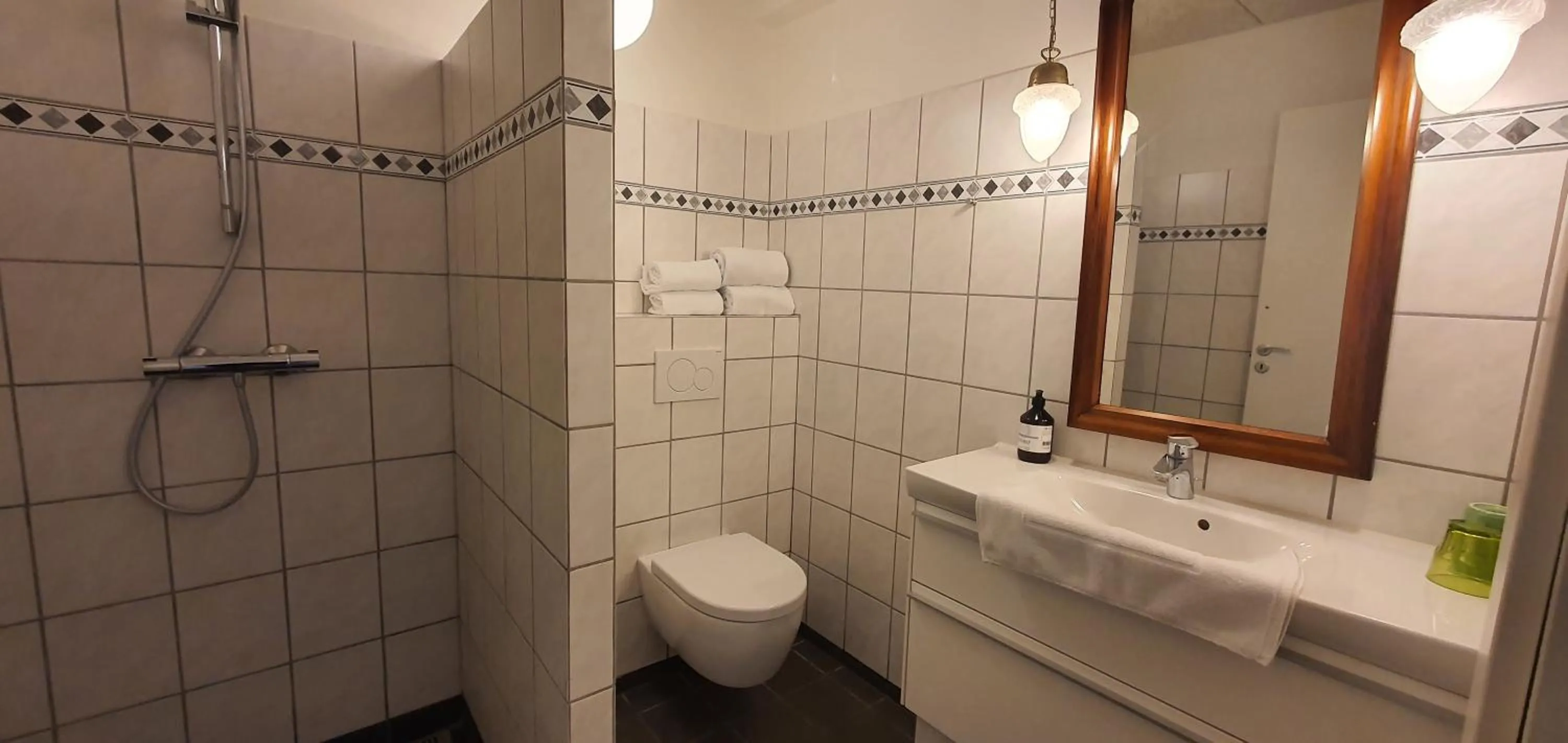 Bathroom in Næsbydale Badehotel