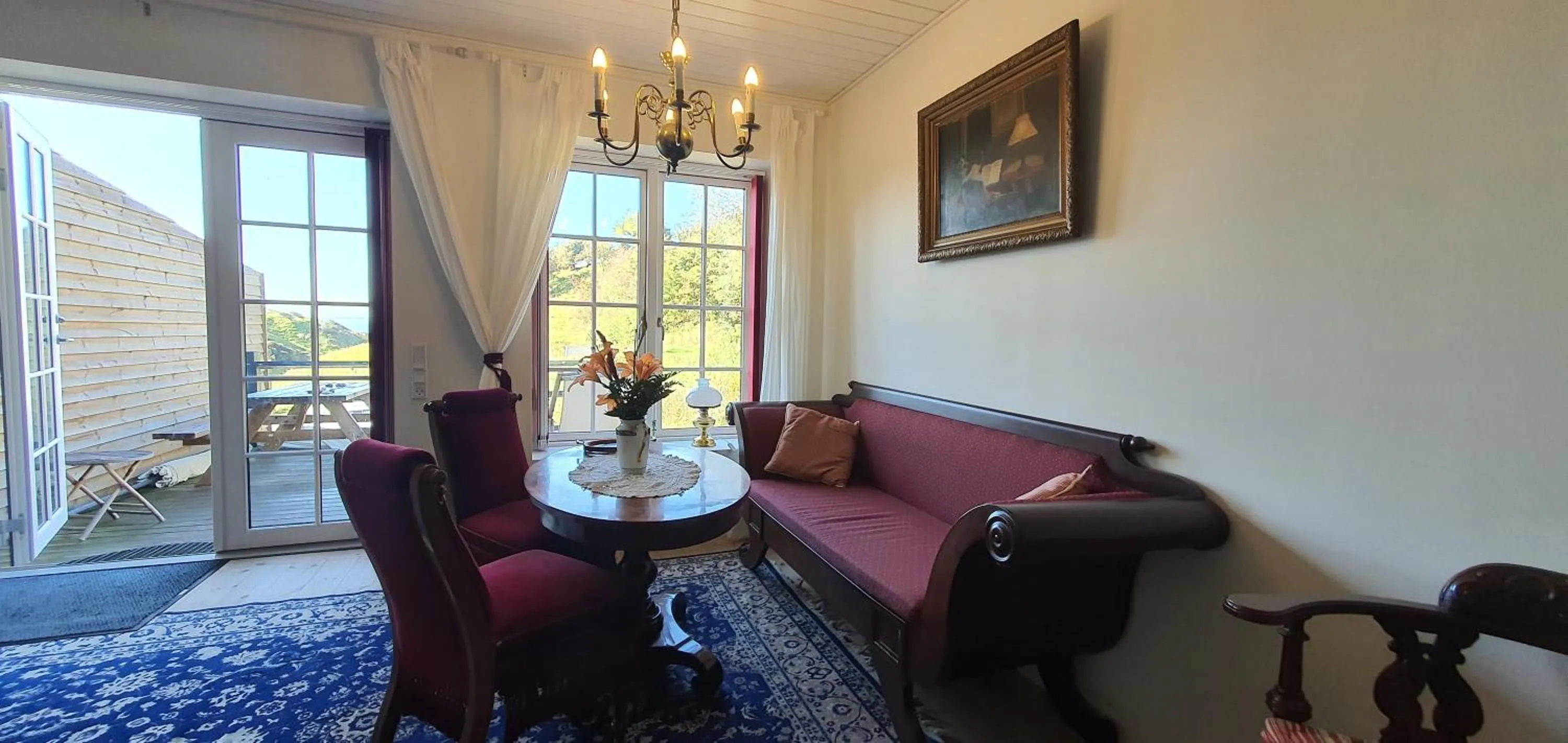 Living room in Næsbydale Badehotel