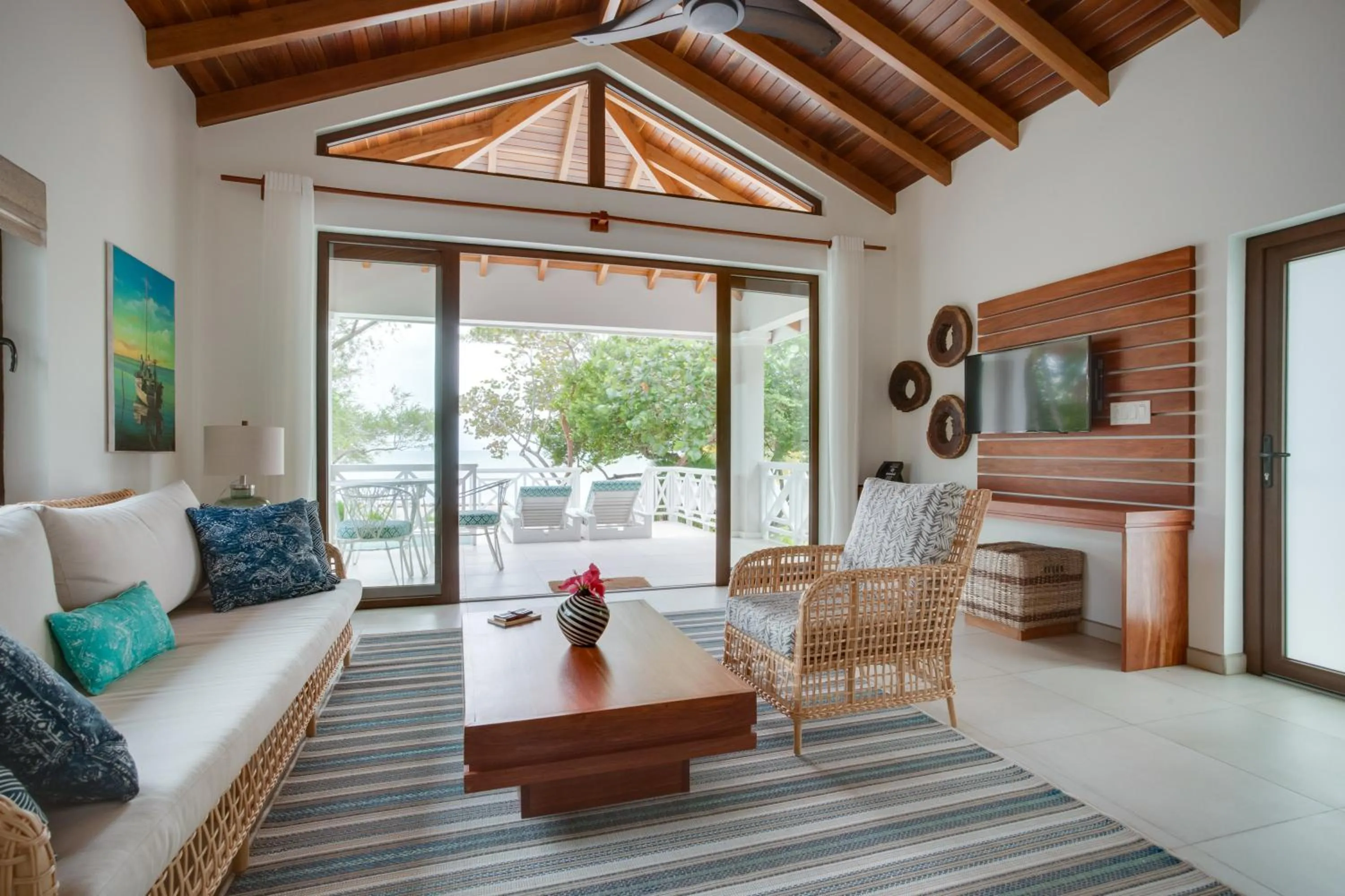 Living room in Naïa Resort and Spa