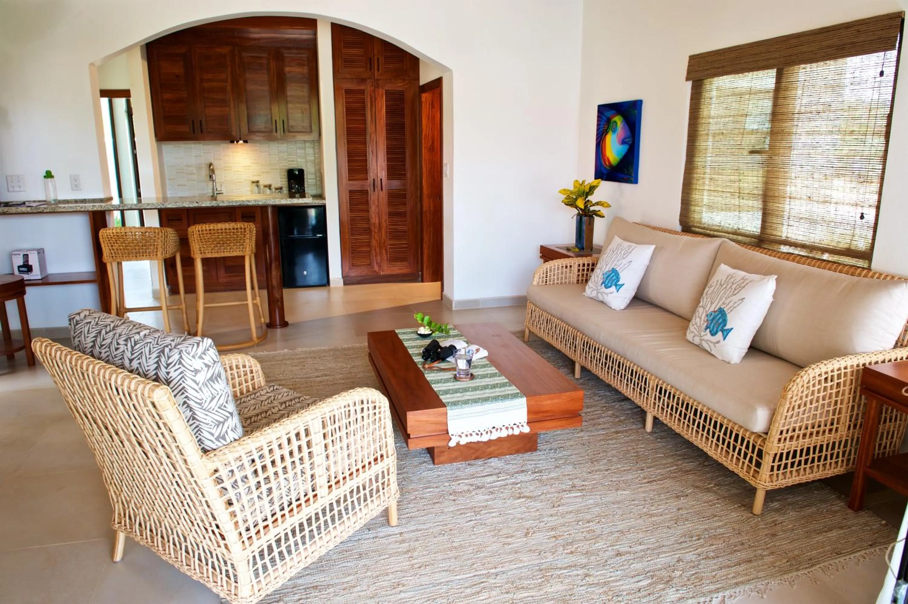 Living room in Naïa Resort and Spa