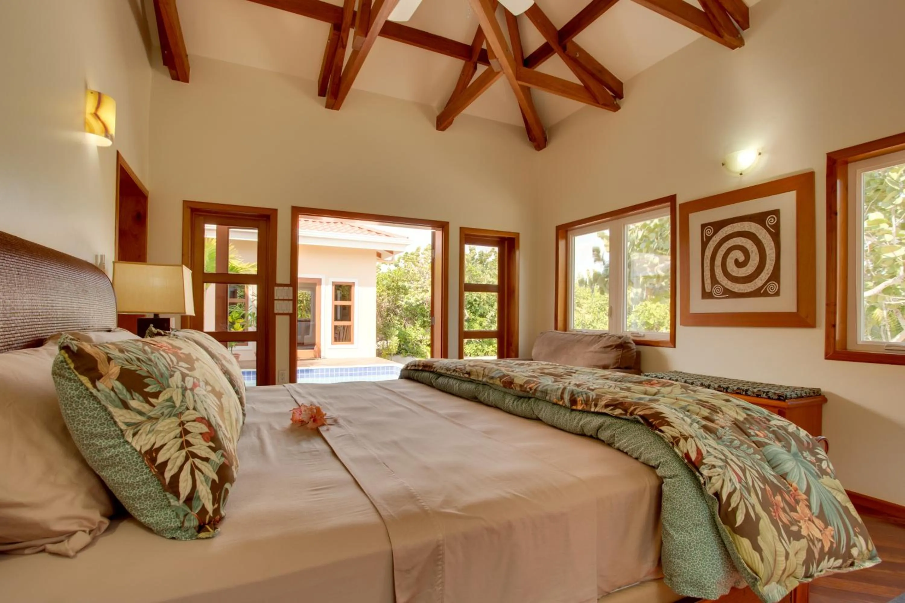 Bed in Naïa Resort and Spa