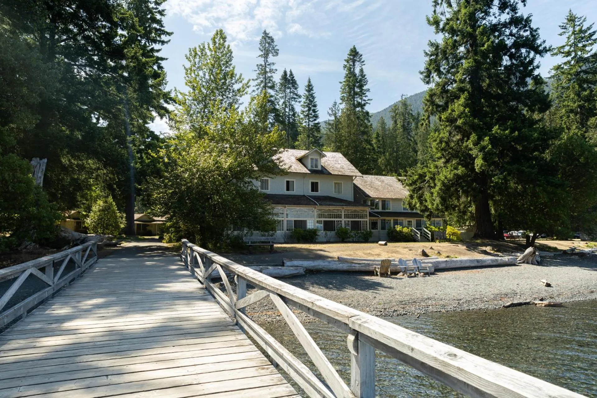 Property building in Lake Crescent Lodge