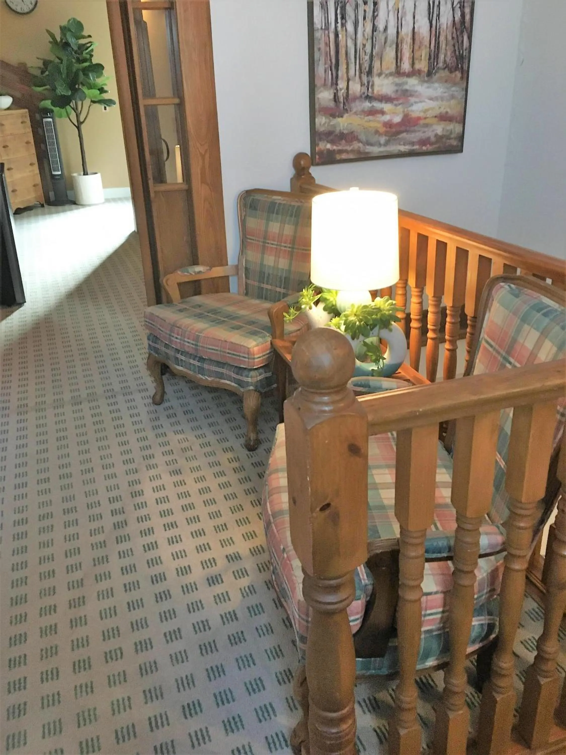 Seating area in Auberge Clos-Joli