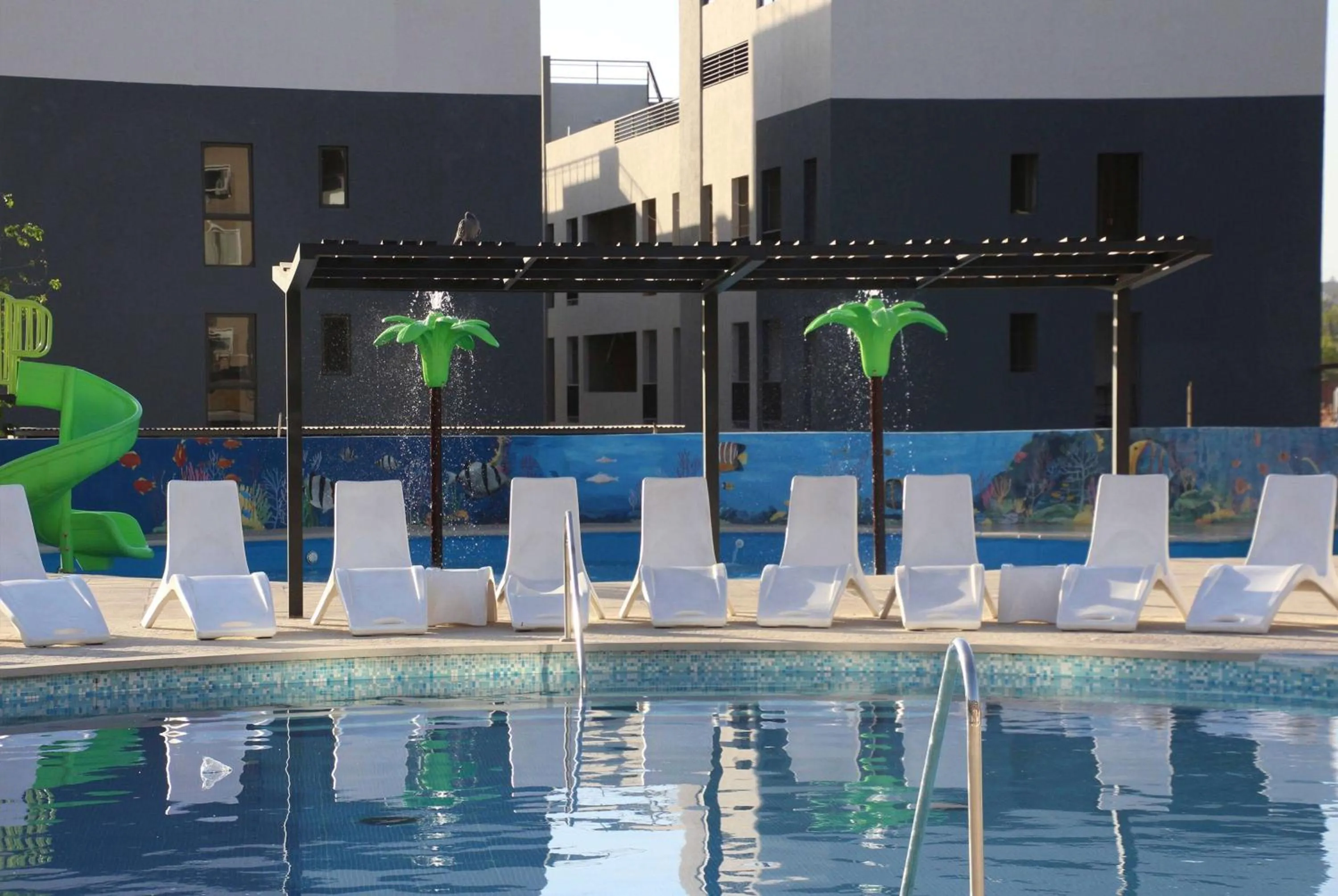 Pool view in Howard Johnson Plaza Villa Carlos Paz