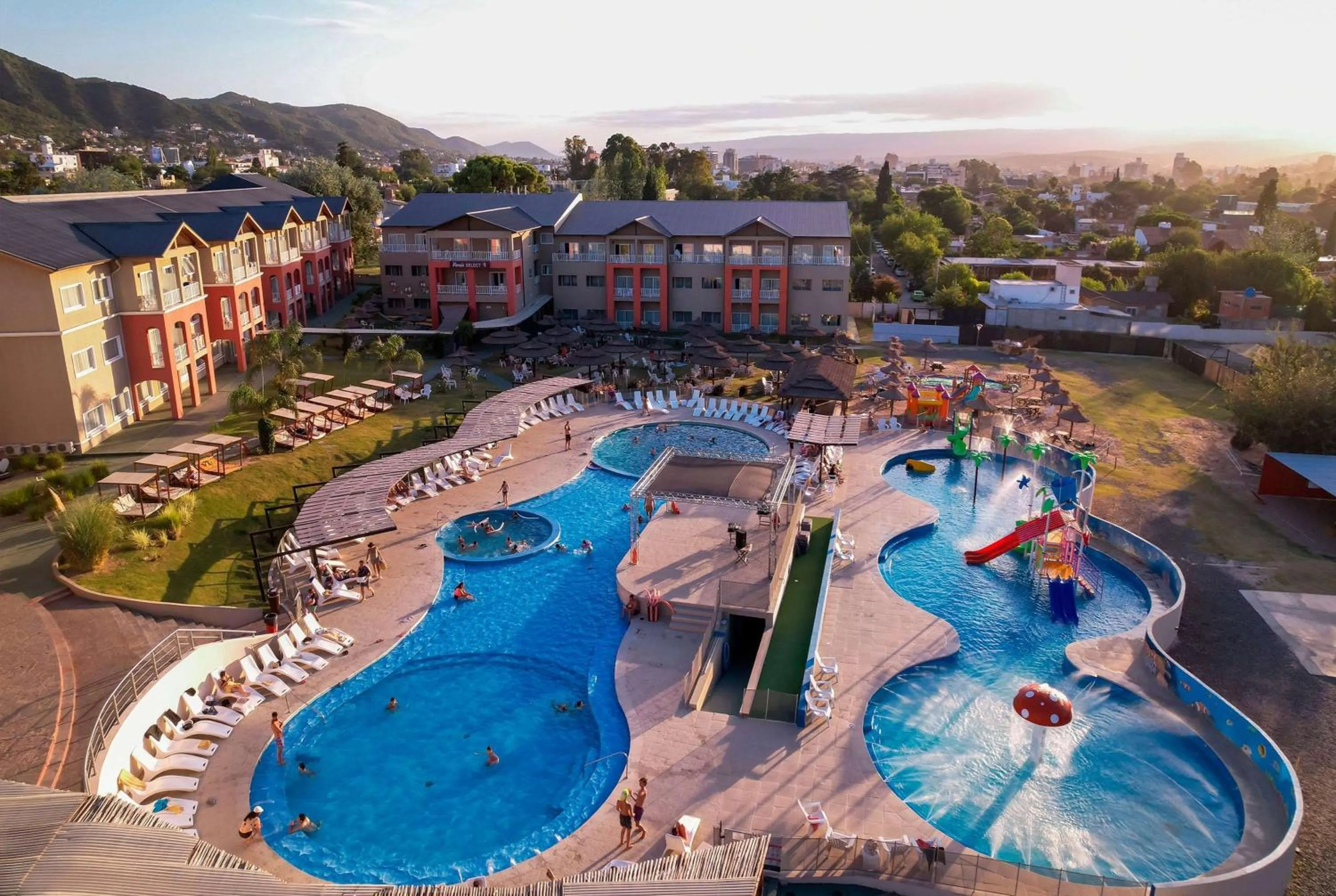 Pool view in Howard Johnson Plaza Villa Carlos Paz