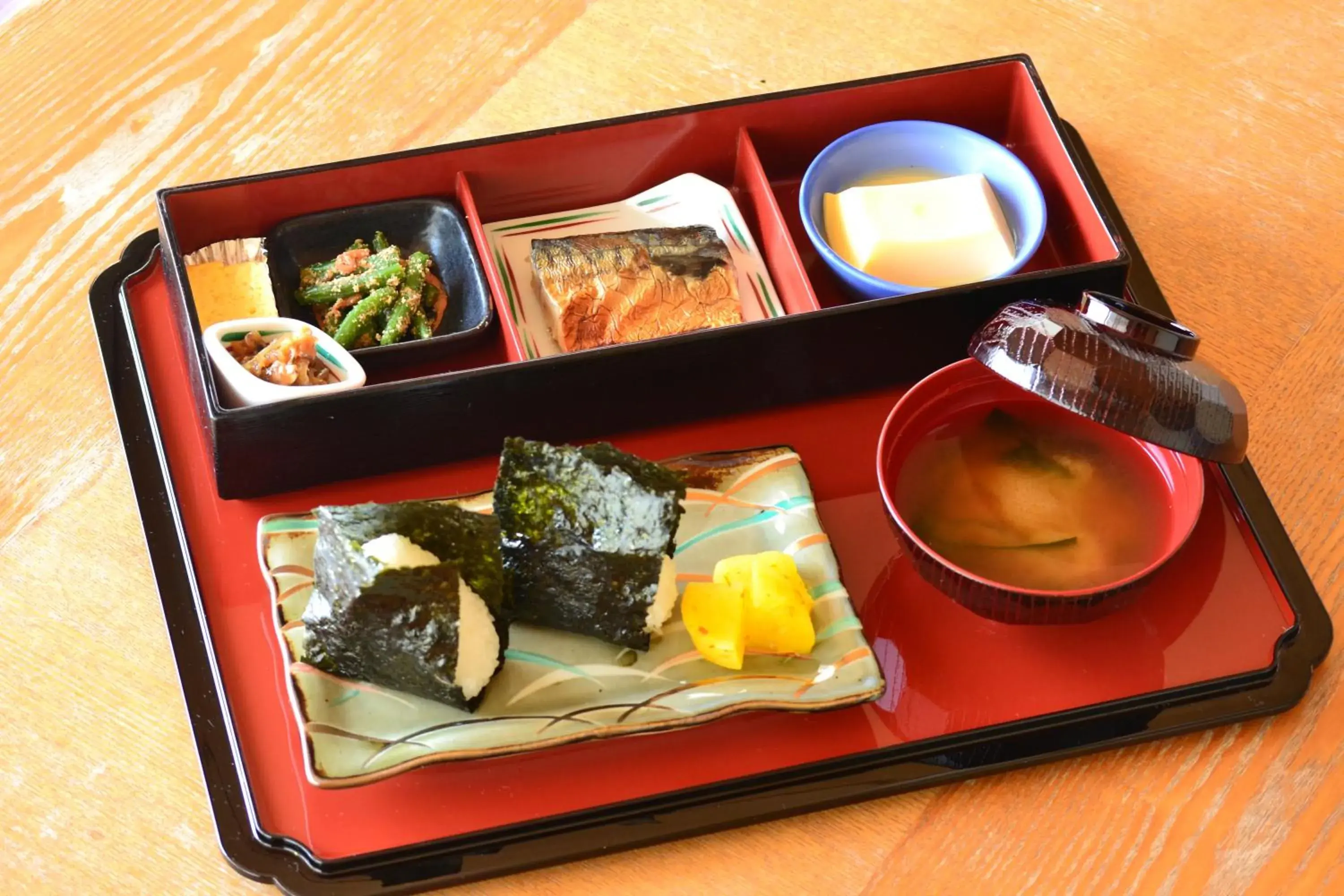 Asian breakfast in Sundance Resort Onjuku Asian breakfast in Sundance Resort Onjuku