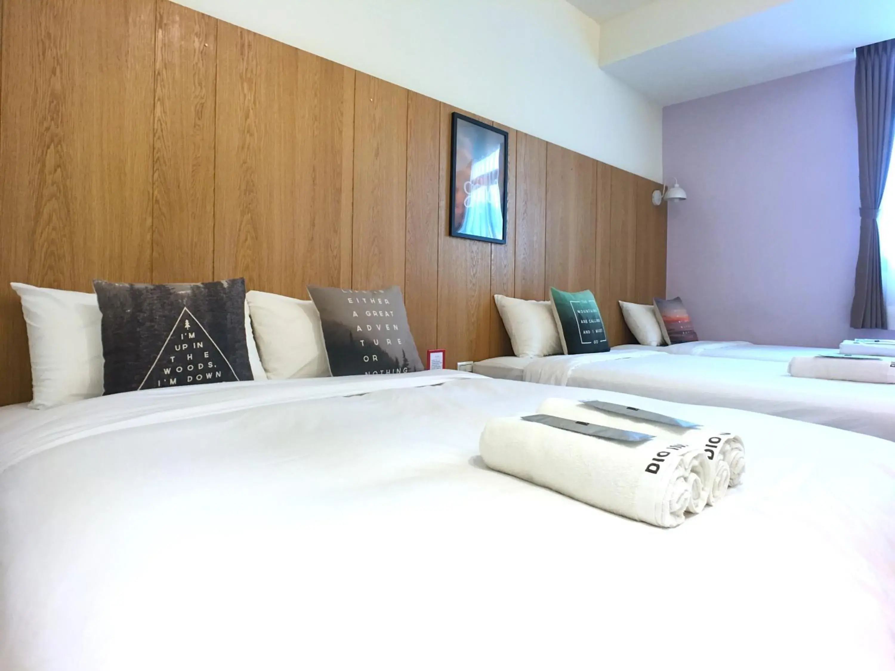 Bed in Kenting Dio Inn Bed in Kenting Dio Inn