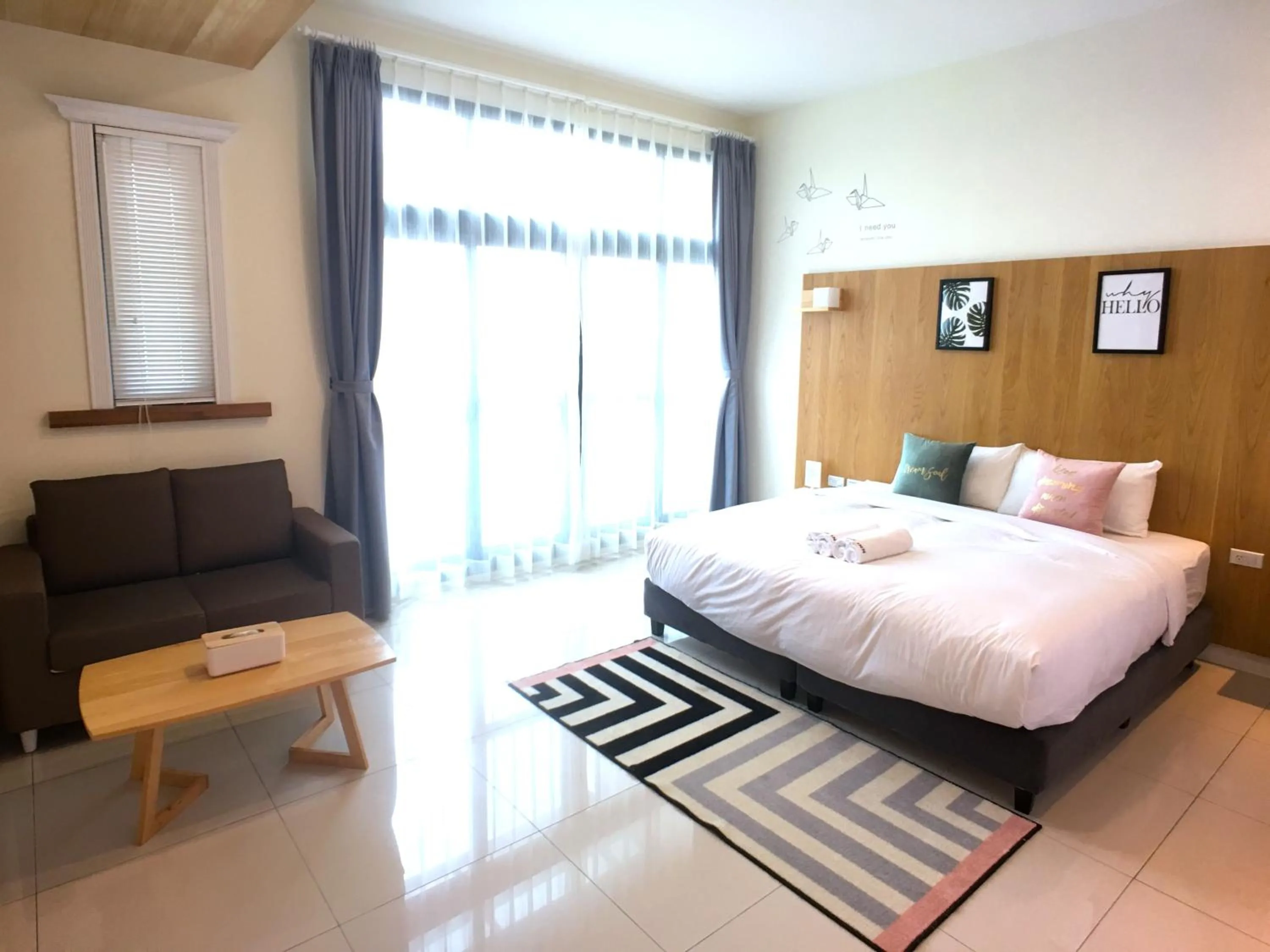 Bed in Kenting Dio Inn