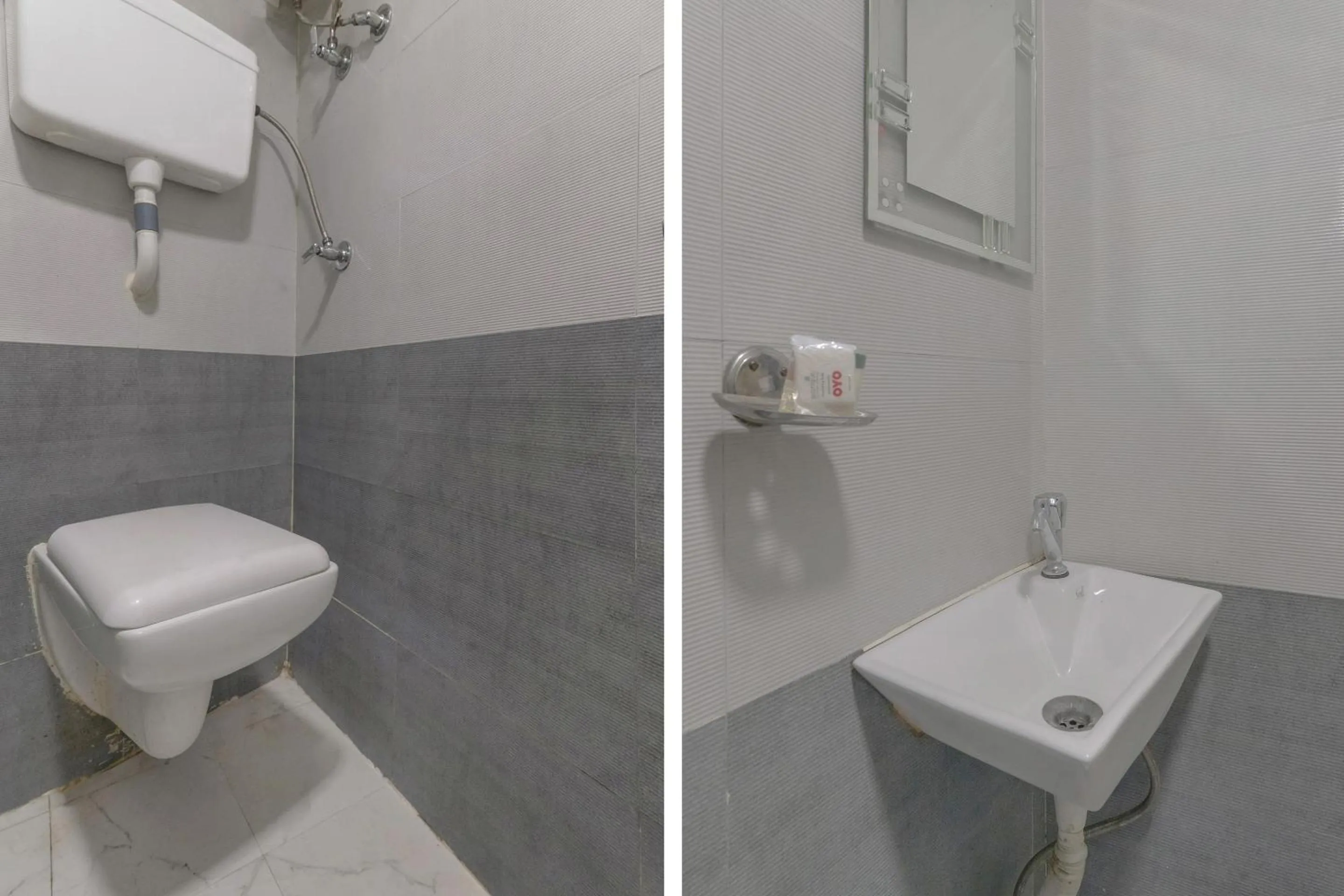 Bathroom in Hotel O Ak Palace Near Chhatrapati Shivaji International Airport