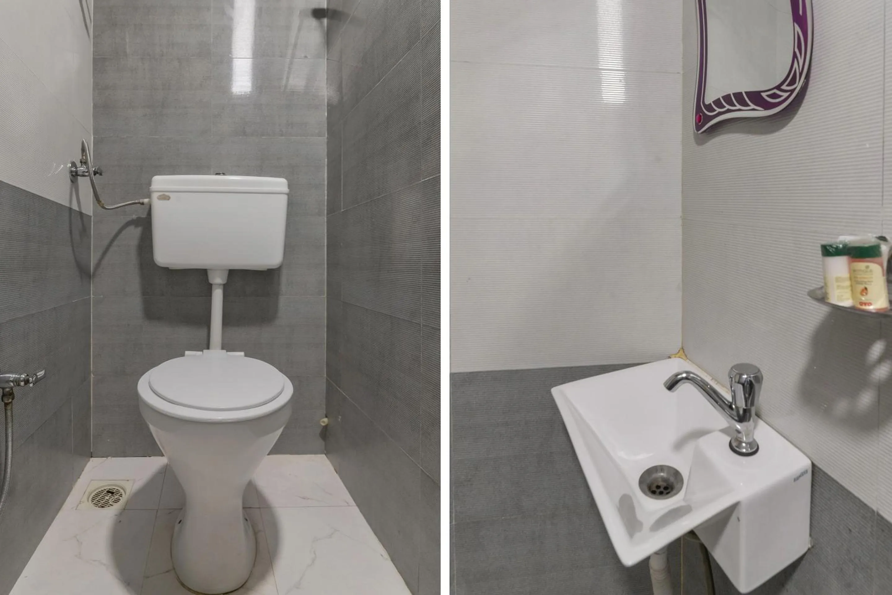 Bathroom in Hotel O Ak Palace Near Chhatrapati Shivaji International Airport