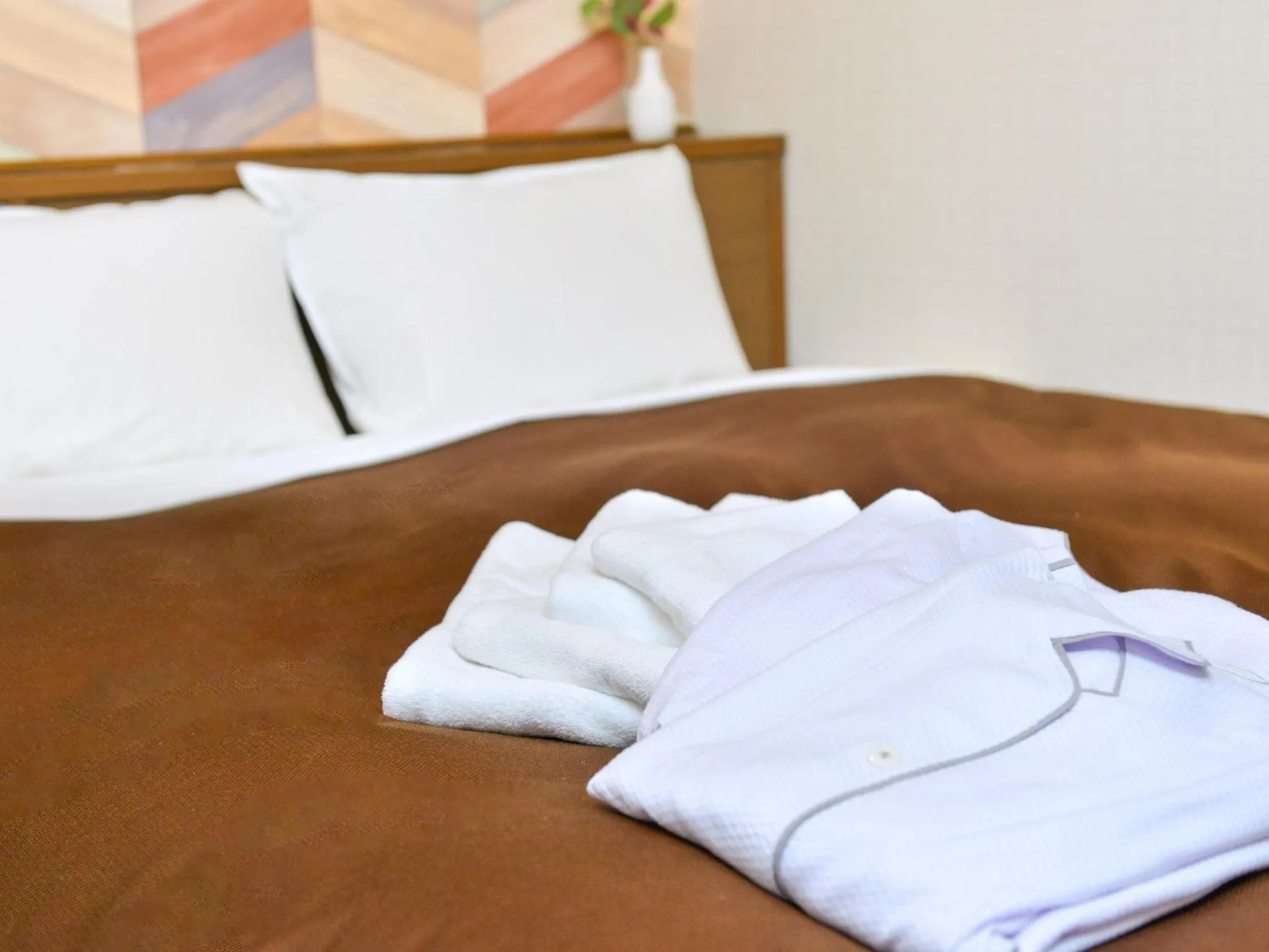 Photo of the whole room, Bed in Hotel New Gaea Ube