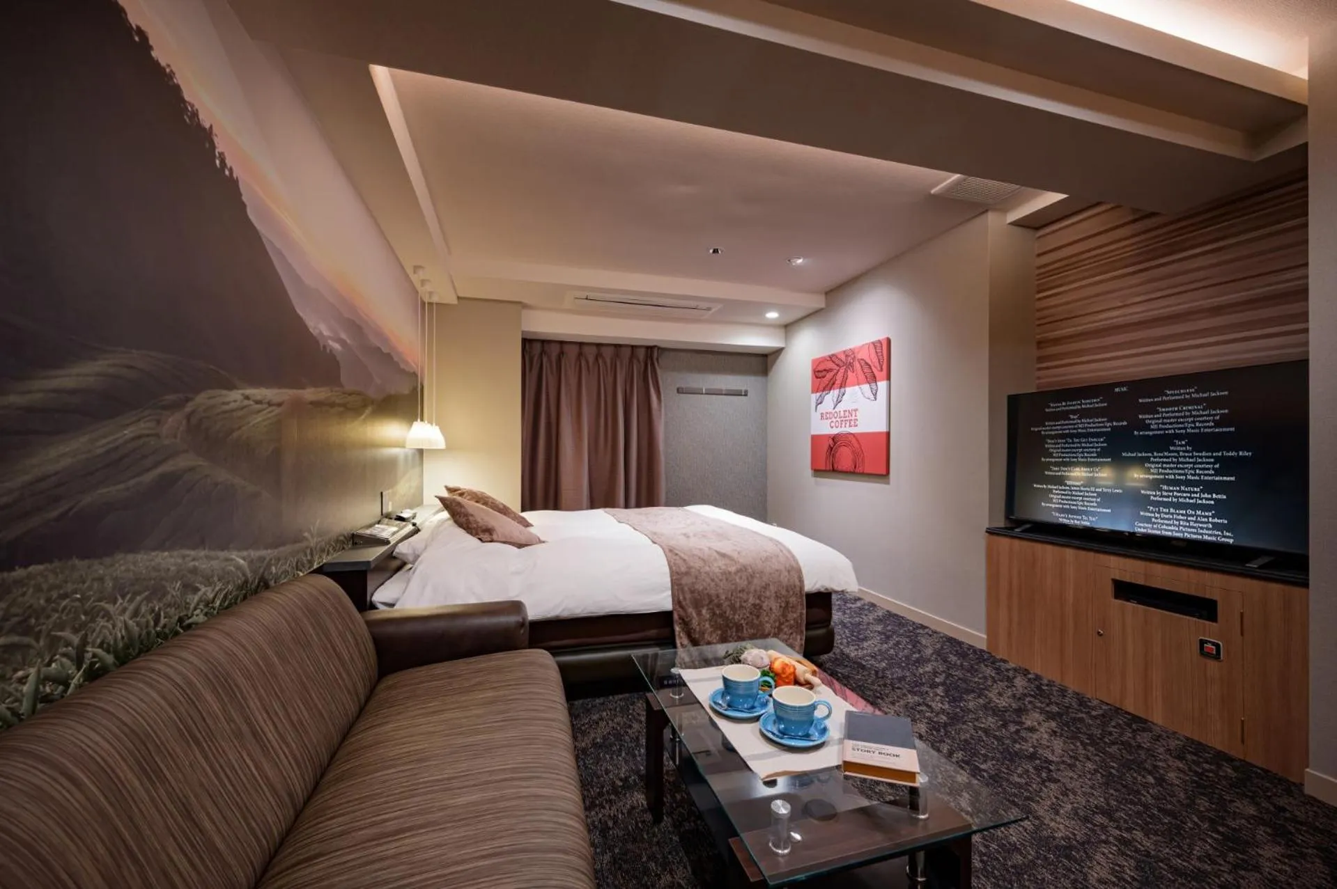 Bed in Hotel WILL BASE 鶴見