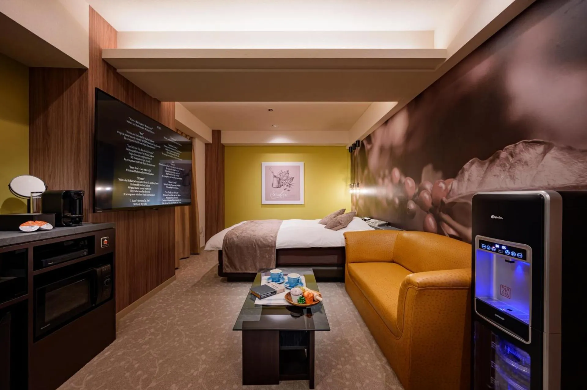 Bed in Hotel WILL BASE 鶴見