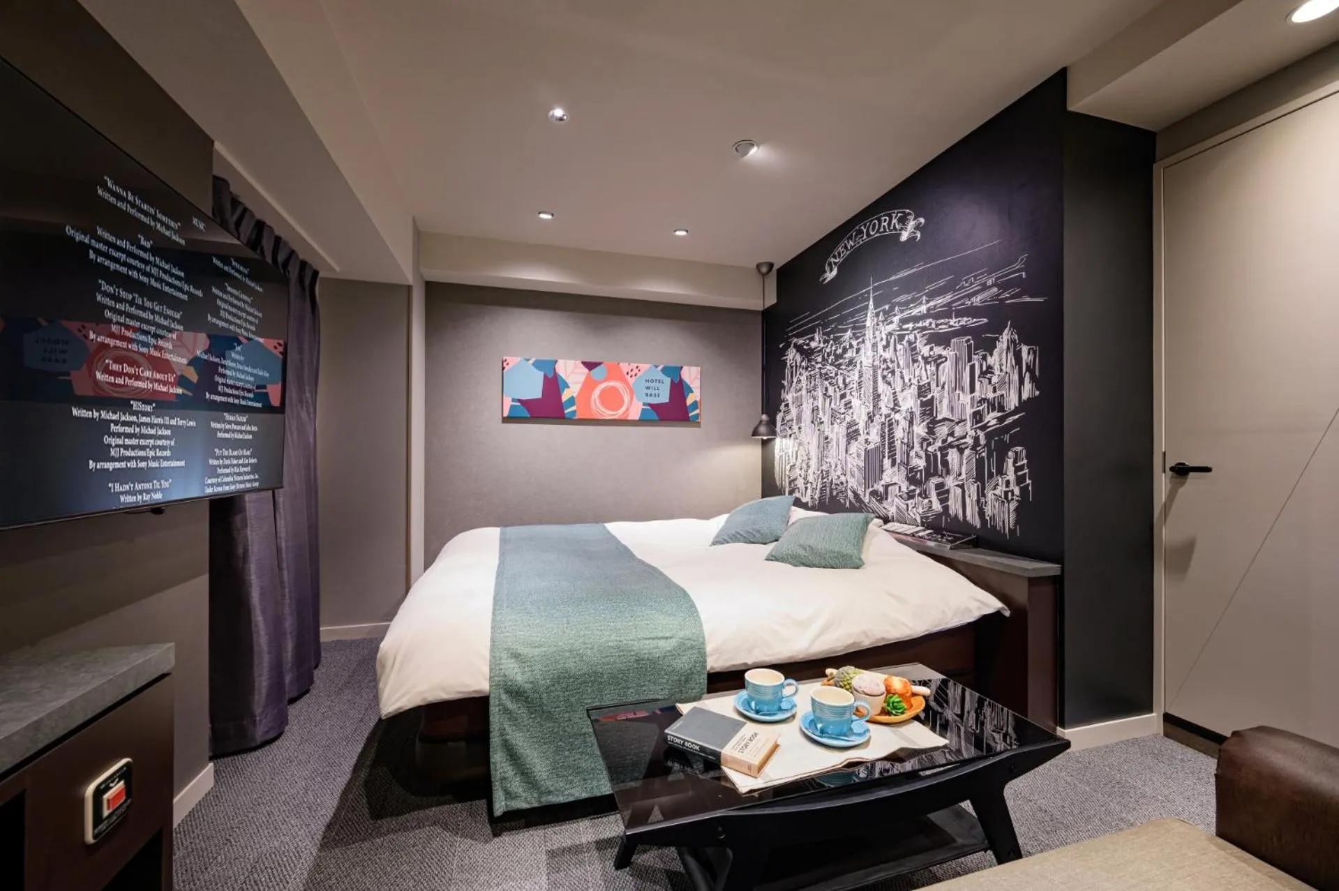 Bed in Hotel WILL BASE 鶴見