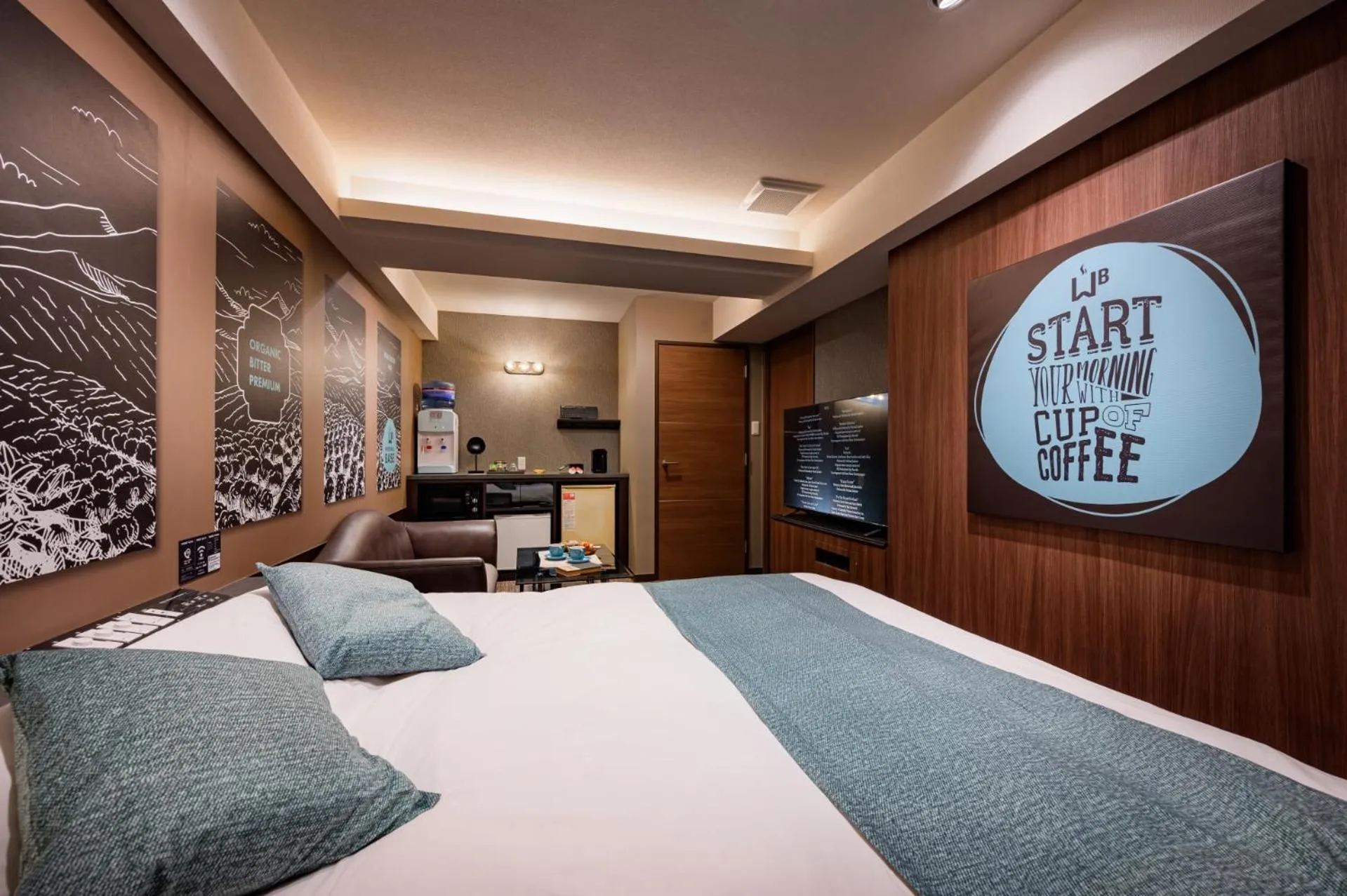 Bed in Hotel WILL BASE 鶴見