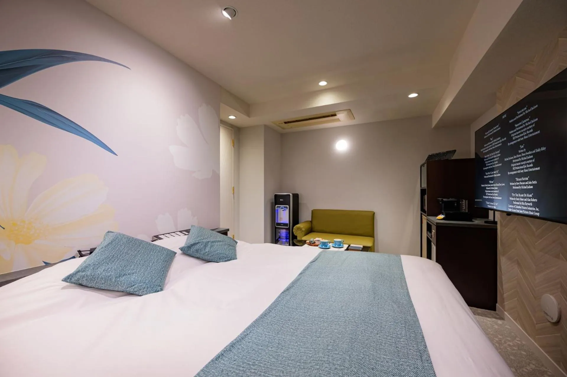 Bed in Hotel WILL BASE 鶴見