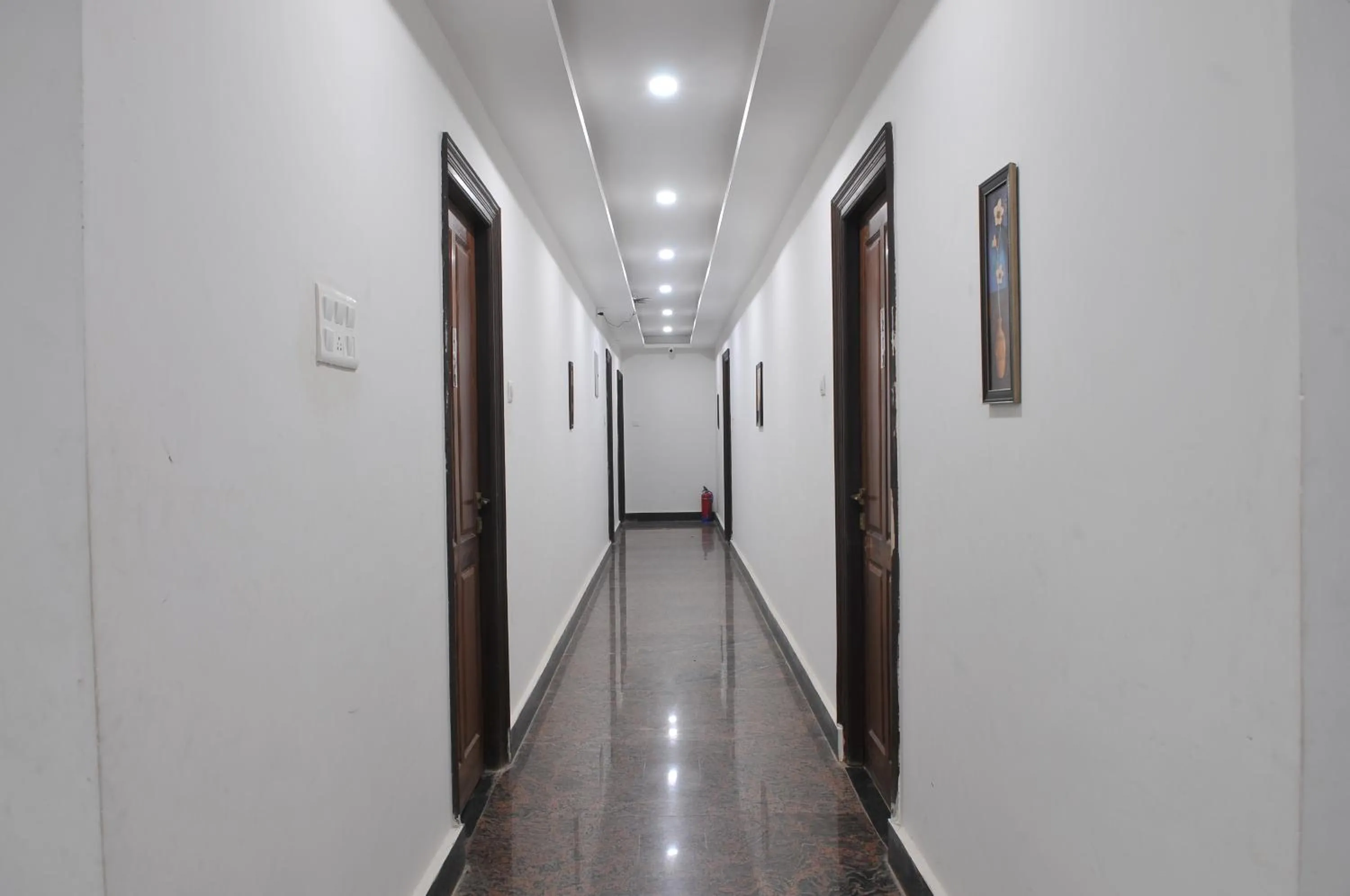 Lobby or reception in New Hotel Shiva