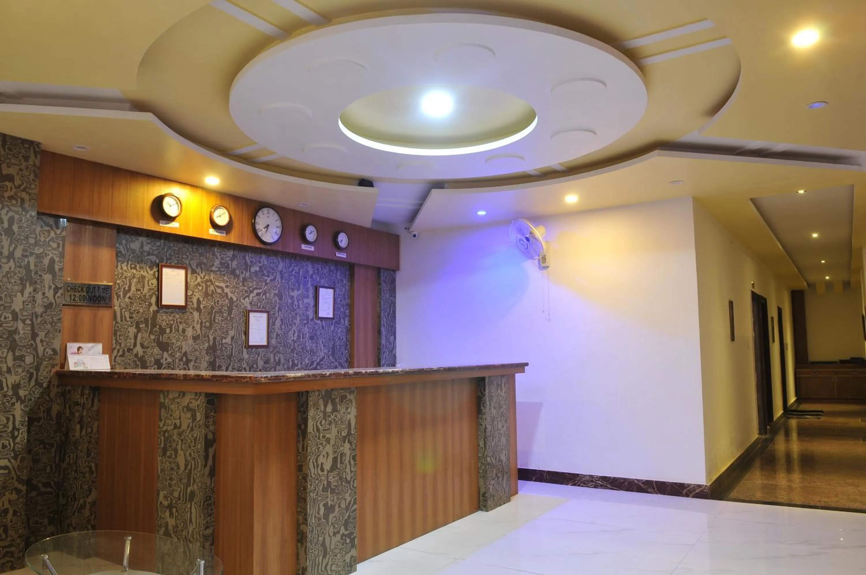 Lobby or reception in New Hotel Shiva