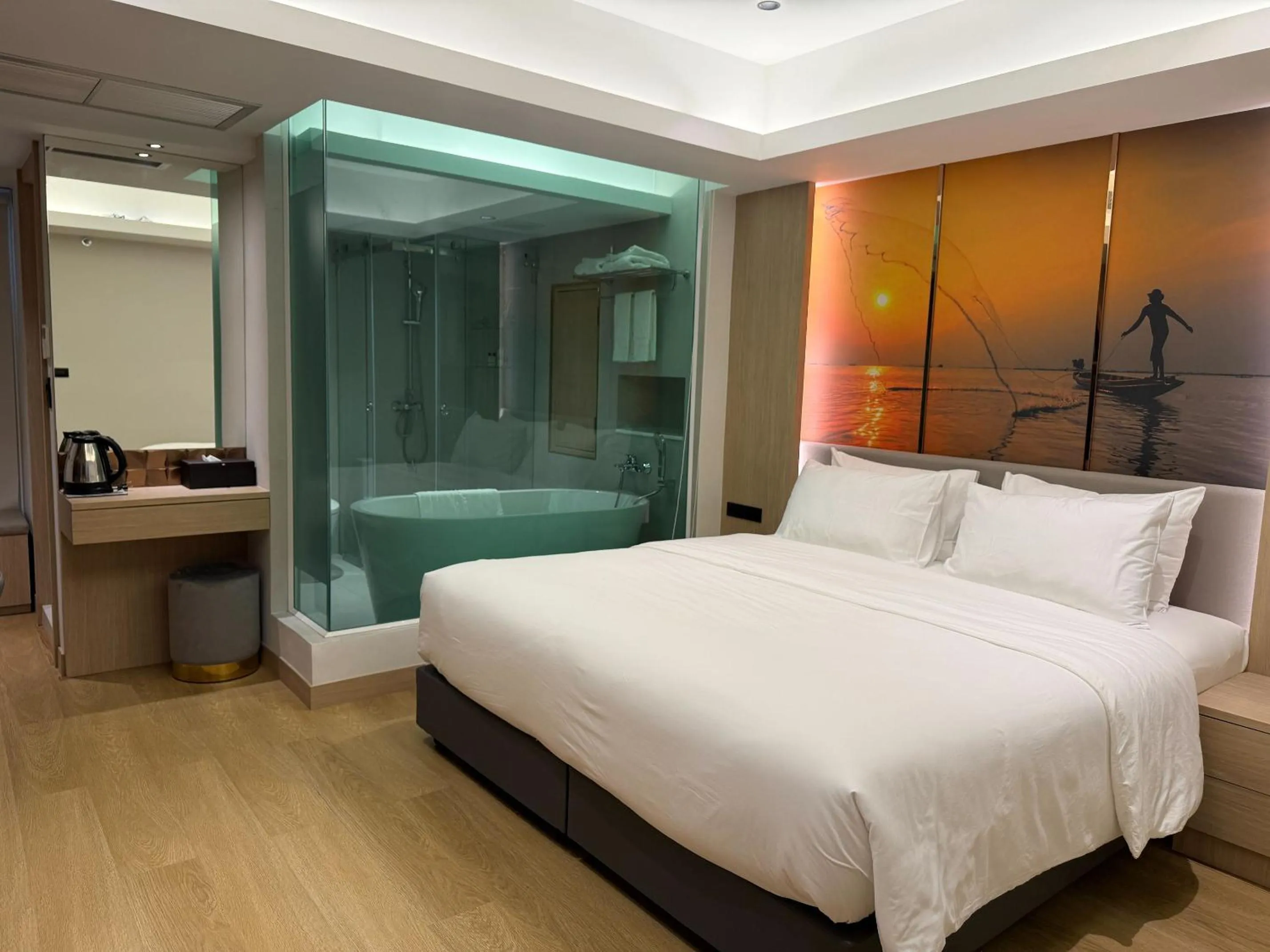 Bed in Viva Hotel Songkhla