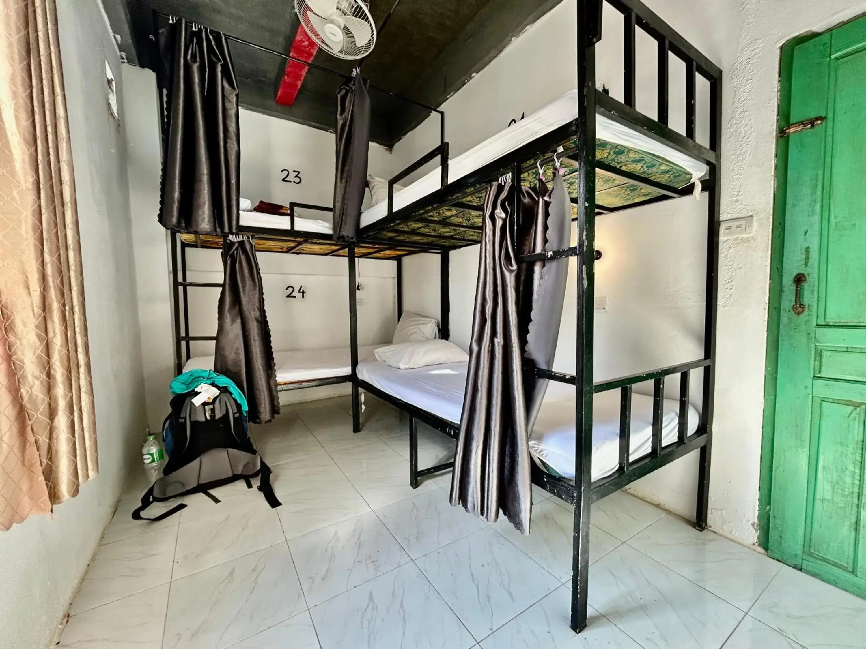Bedroom, Bed in Vangvieng Rock Backpacker Rooftop Hostel Bedroom, Bed in Vangvieng Rock Backpacker Rooftop Hostel