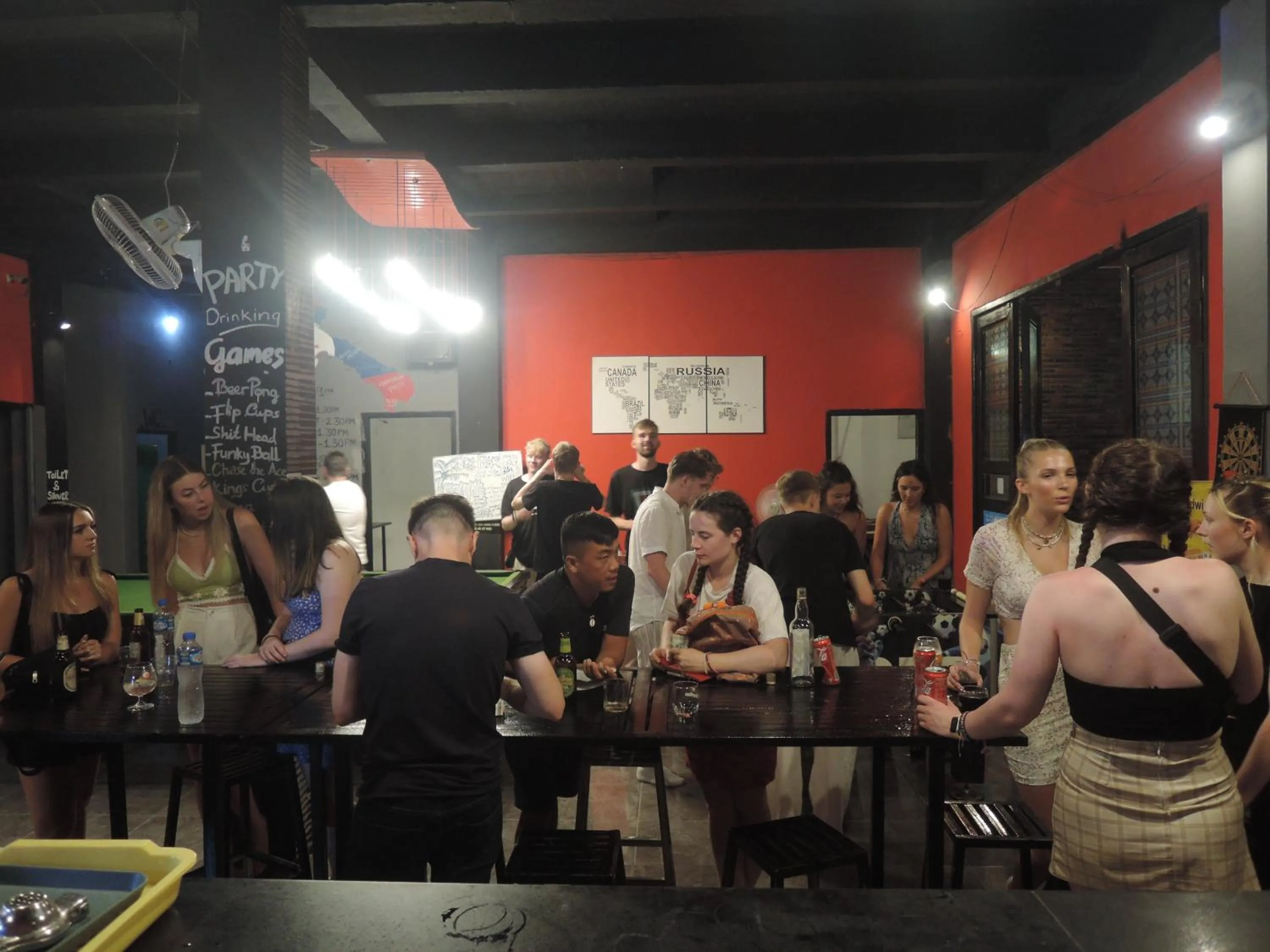 Lounge or bar in Vangvieng Rock Backpacker Rooftop Hostel