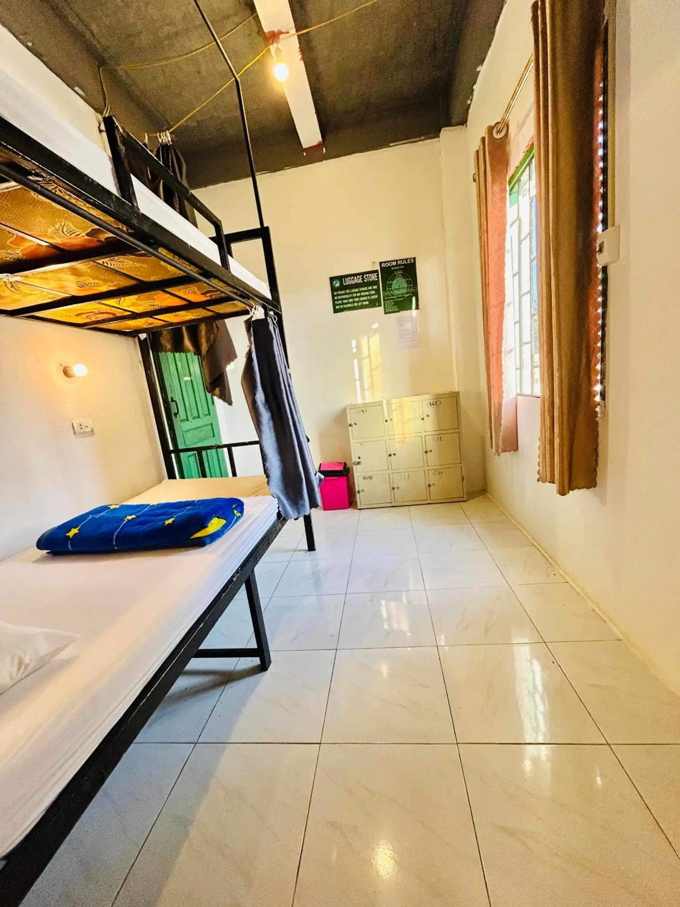 bunk bed, Bed in Vangvieng Rock Backpacker Rooftop Hostel bunk bed, Bed in Vangvieng Rock Backpacker Rooftop Hostel