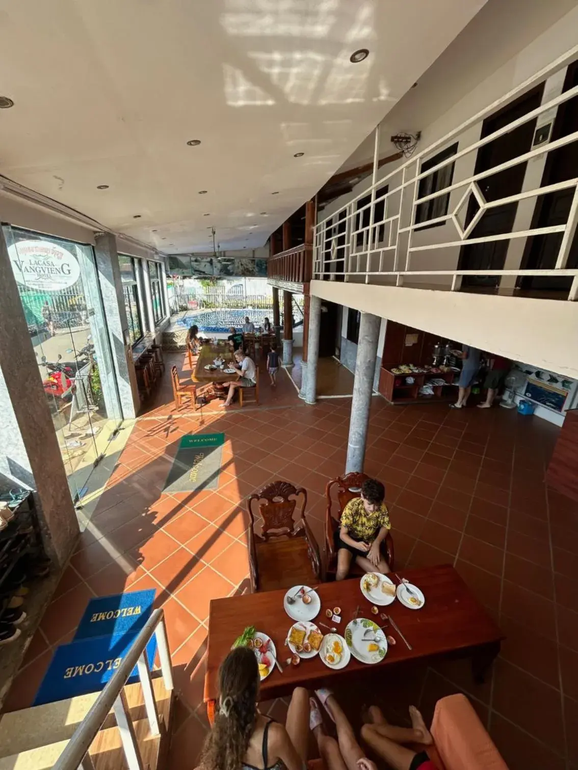 Lobby or reception in Vangvieng Rock Backpacker Rooftop Hostel Lobby or reception in Vangvieng Rock Backpacker Rooftop Hostel