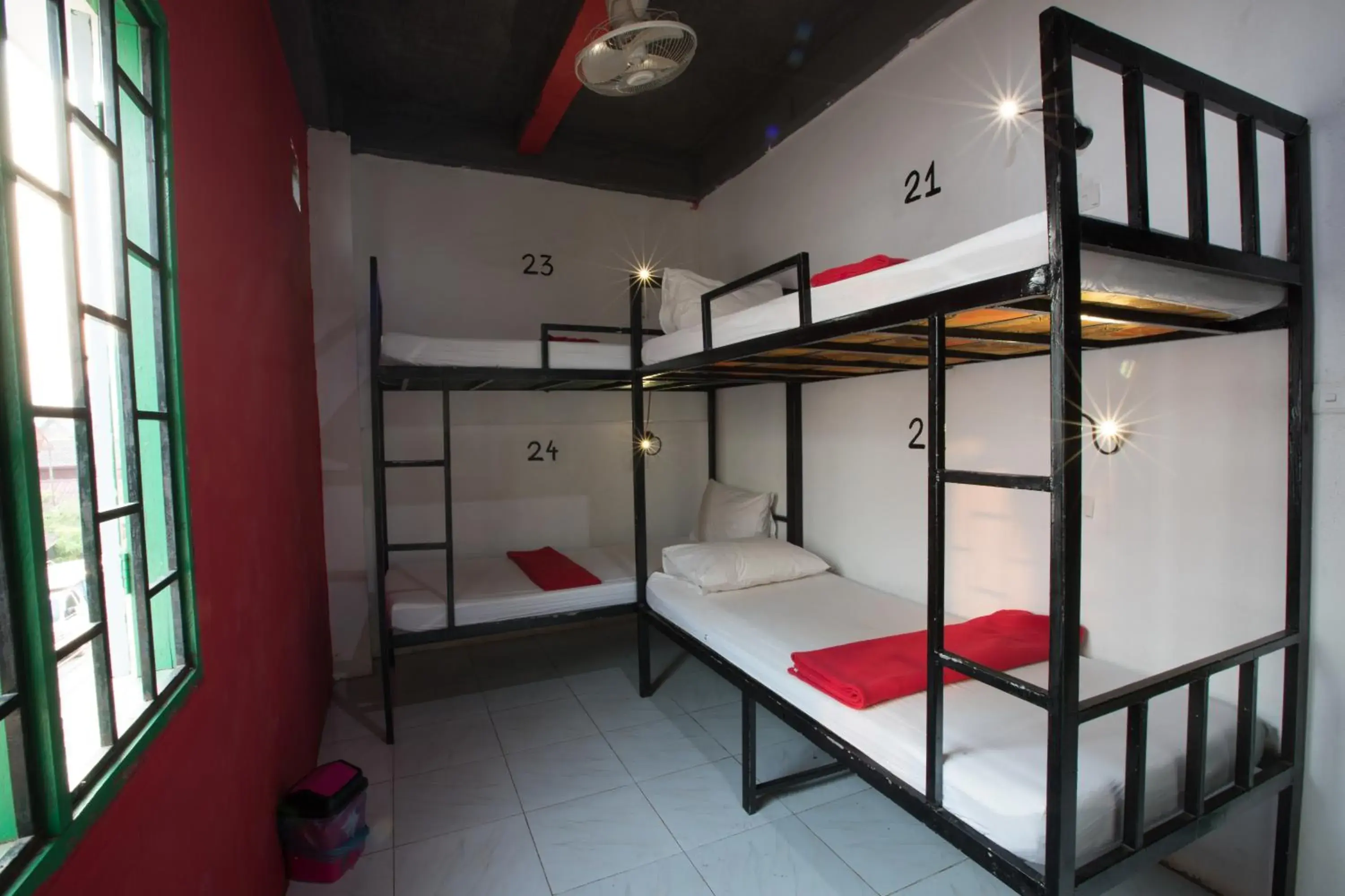 bunk bed, Bed in Vangvieng Rock Backpacker Rooftop Hostel bunk bed, Bed in Vangvieng Rock Backpacker Rooftop Hostel