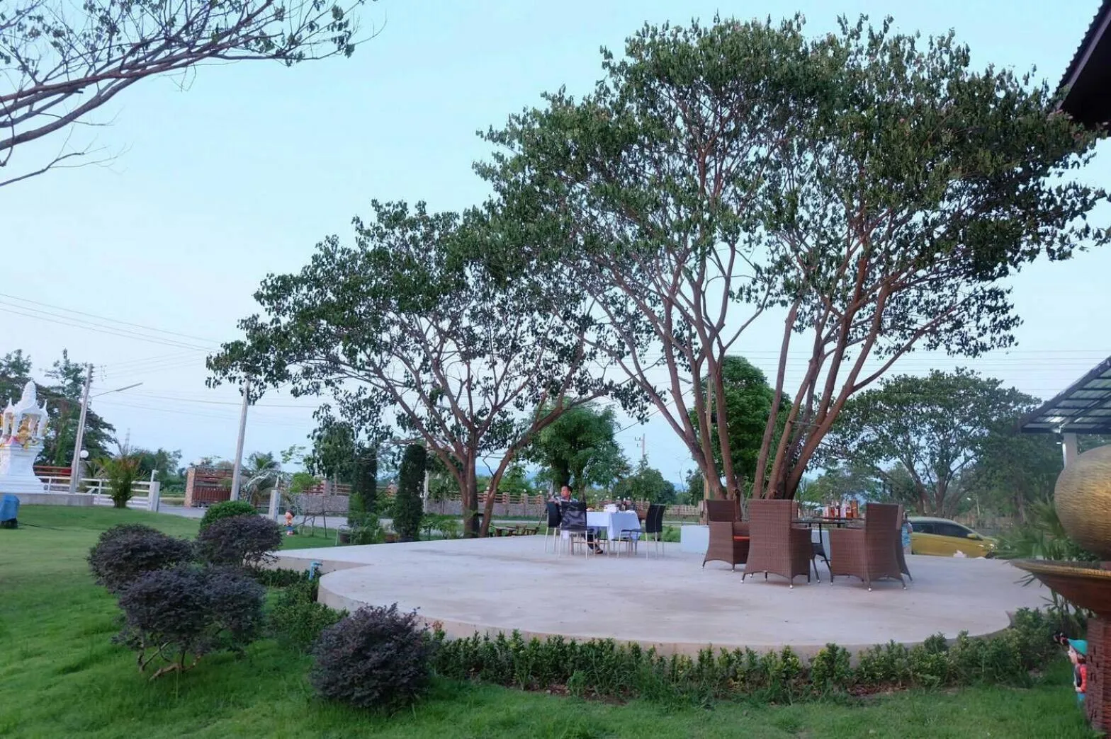 Patio in Lampang Green Garden Resort