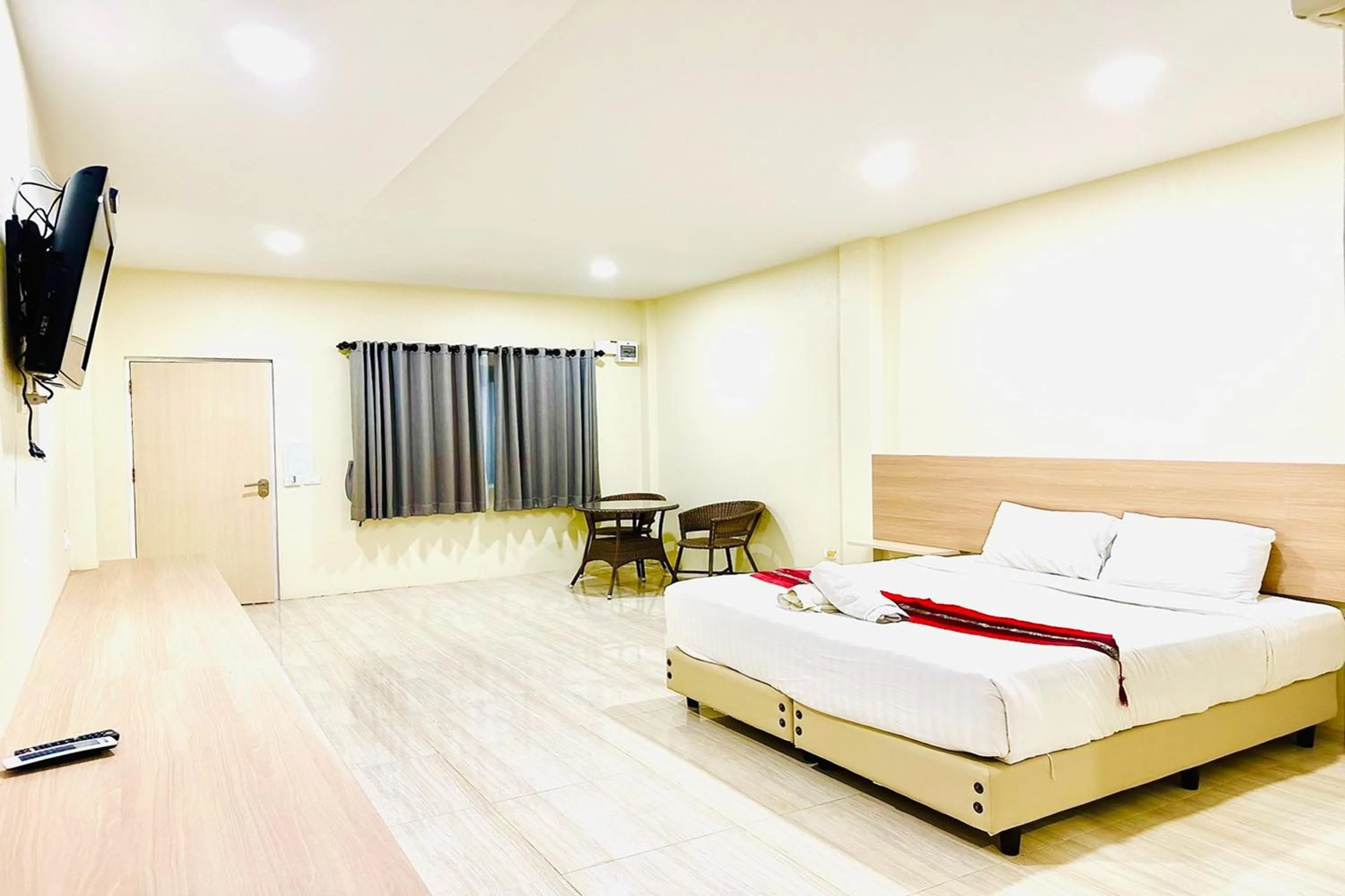 Bed in Lampang Green Garden Resort