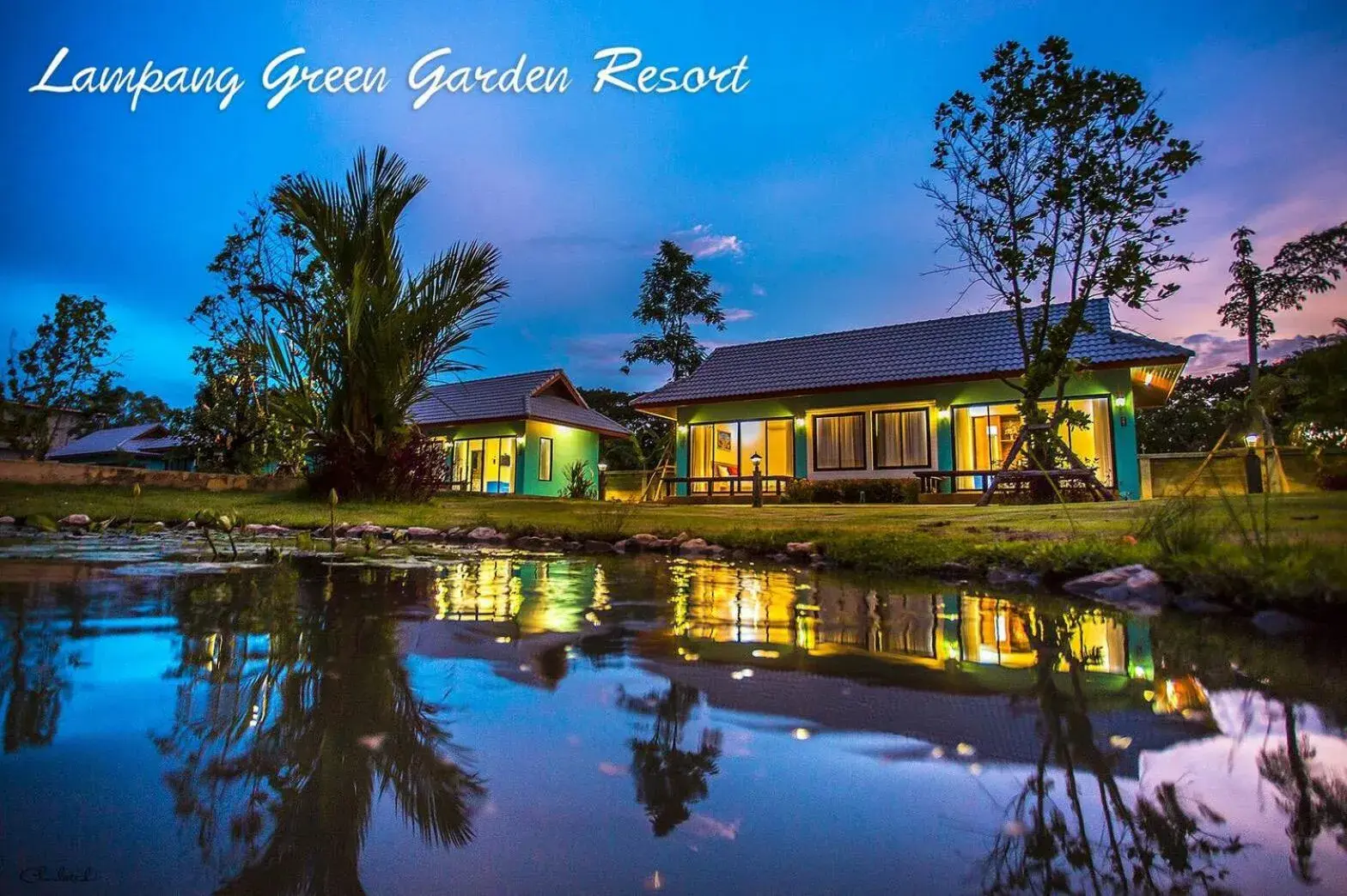 Property building in Lampang Green Garden Resort Property building in Lampang Green Garden Resort