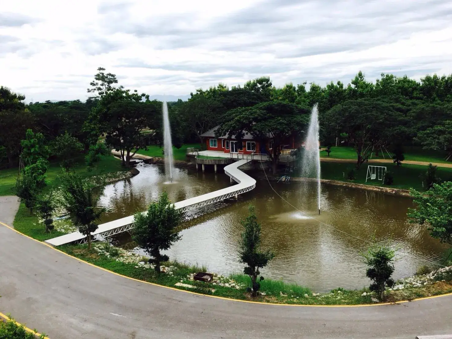 Property building in Lampang Green Garden Resort Property building in Lampang Green Garden Resort