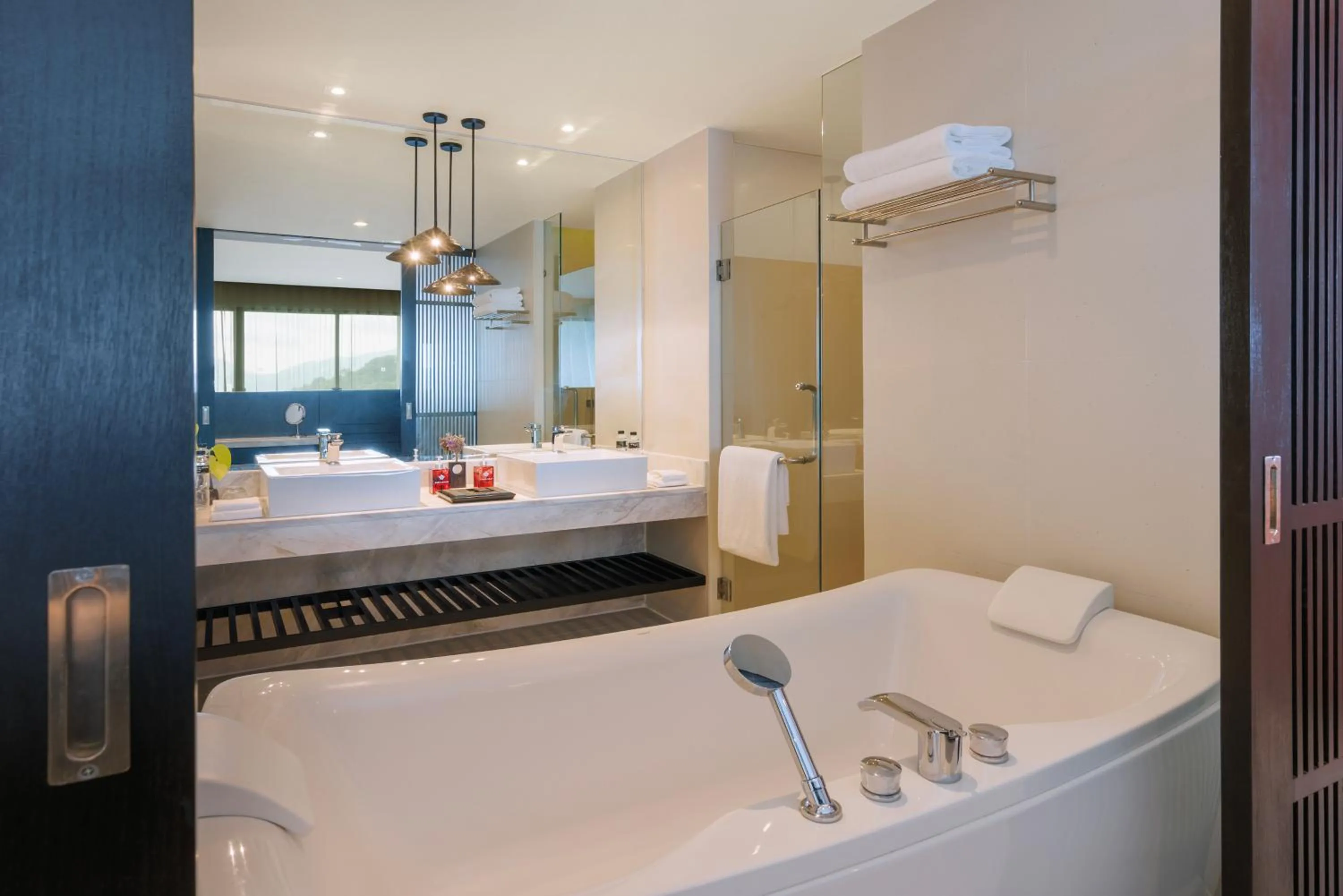 Bed in Wyndham Grand Phuket Kalim Bay