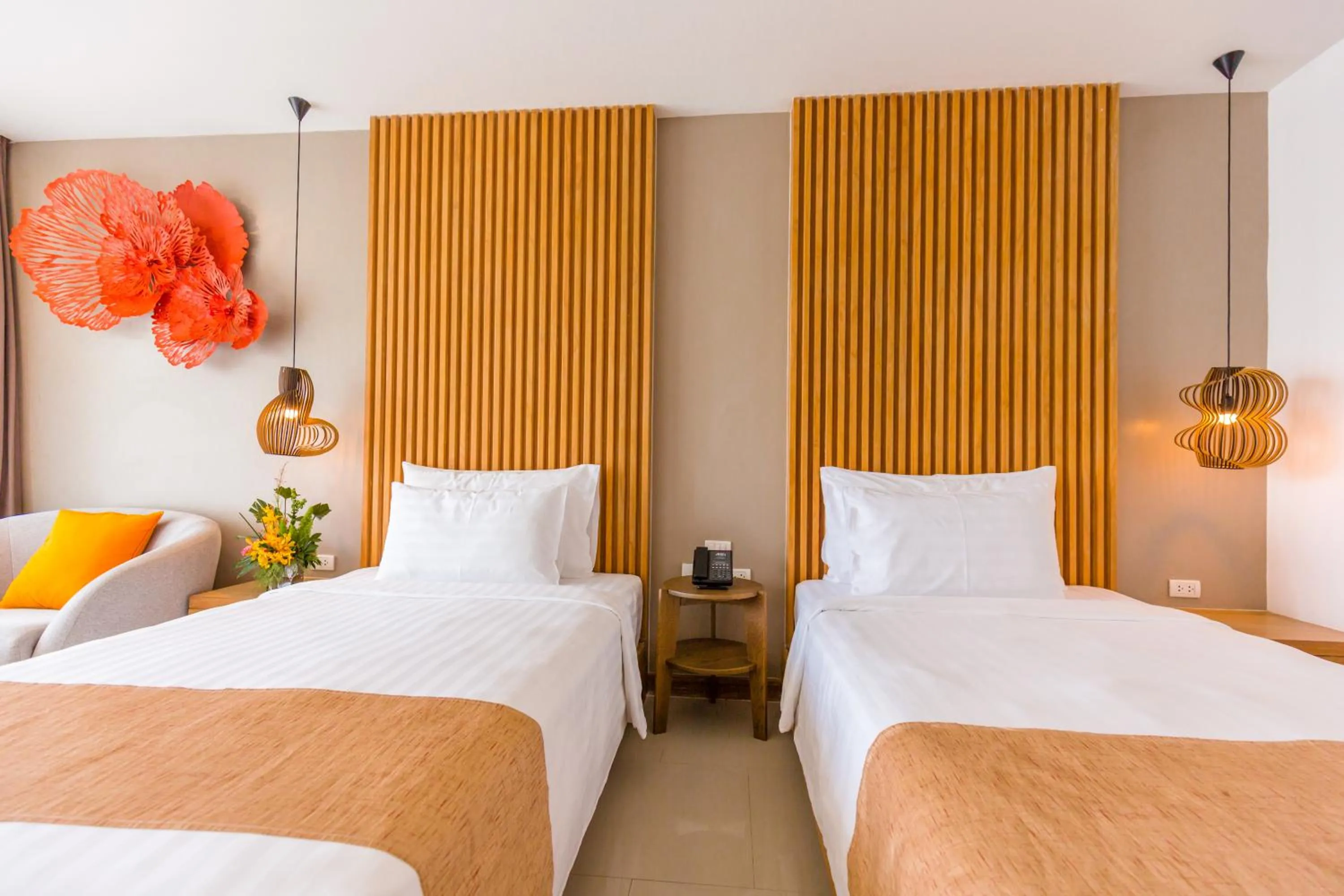 Bed in Wyndham Grand Phuket Kalim Bay