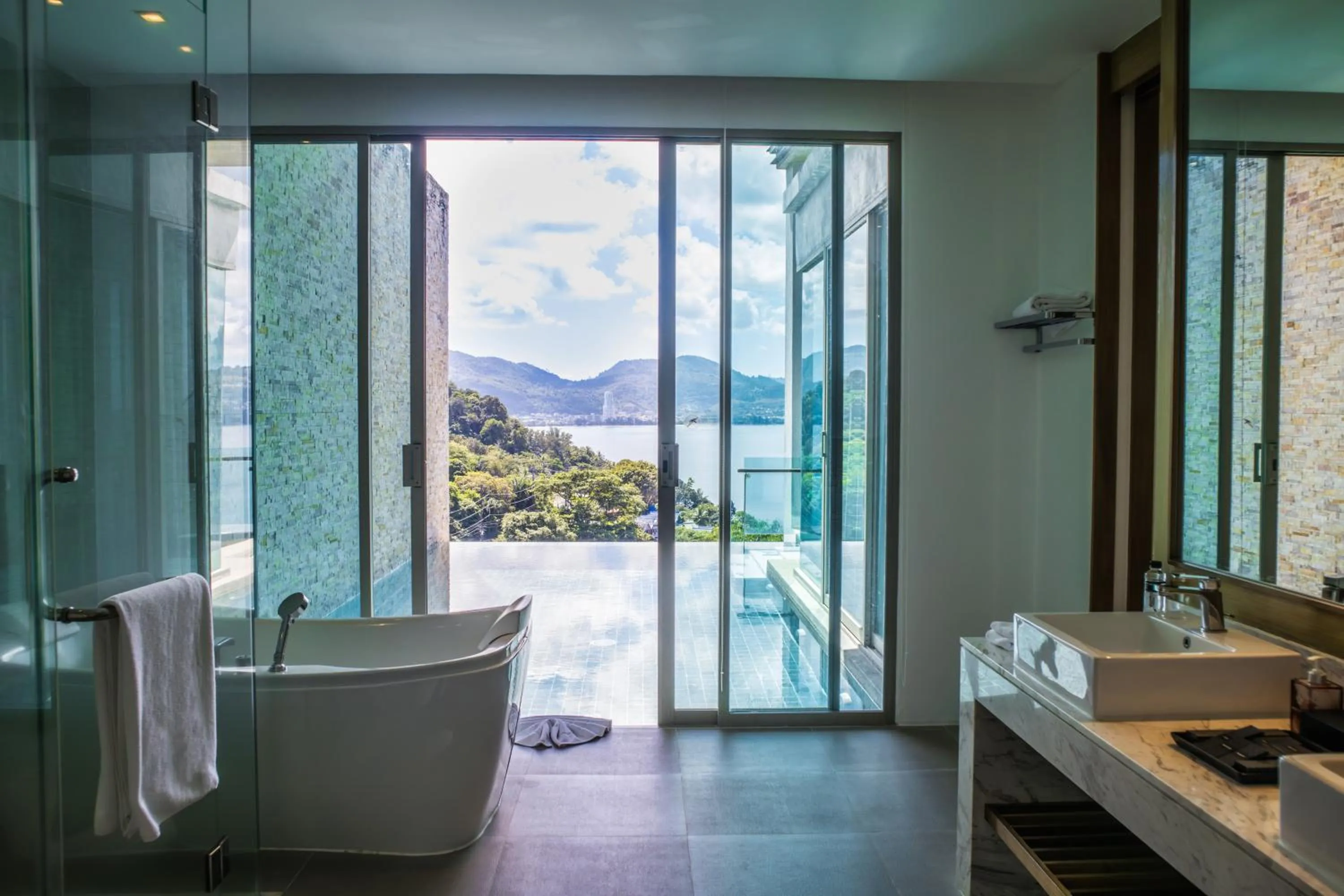 Bathroom in Wyndham Grand Phuket Kalim Bay