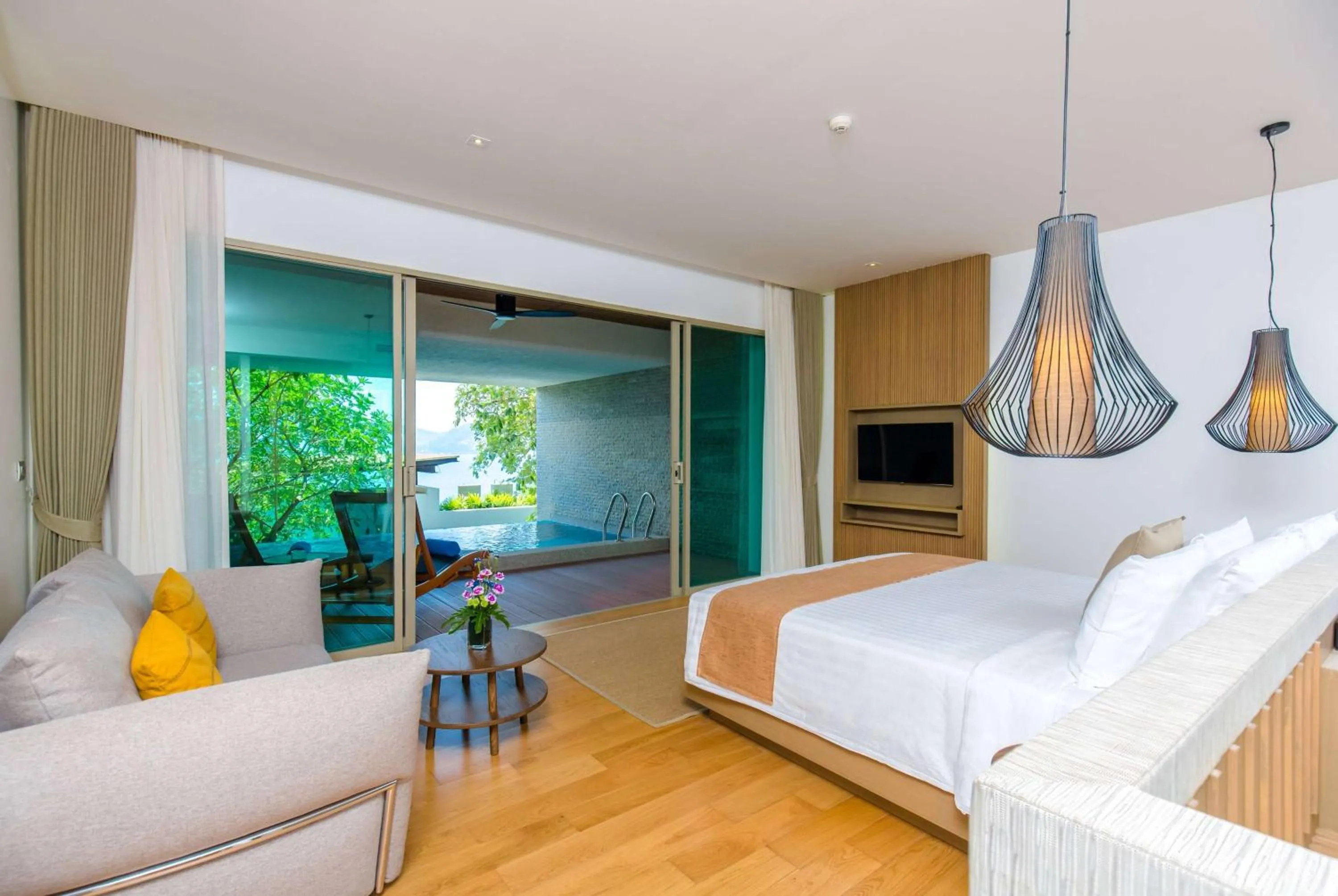 Photo of the whole room, Bed in Wyndham Grand Phuket Kalim Bay