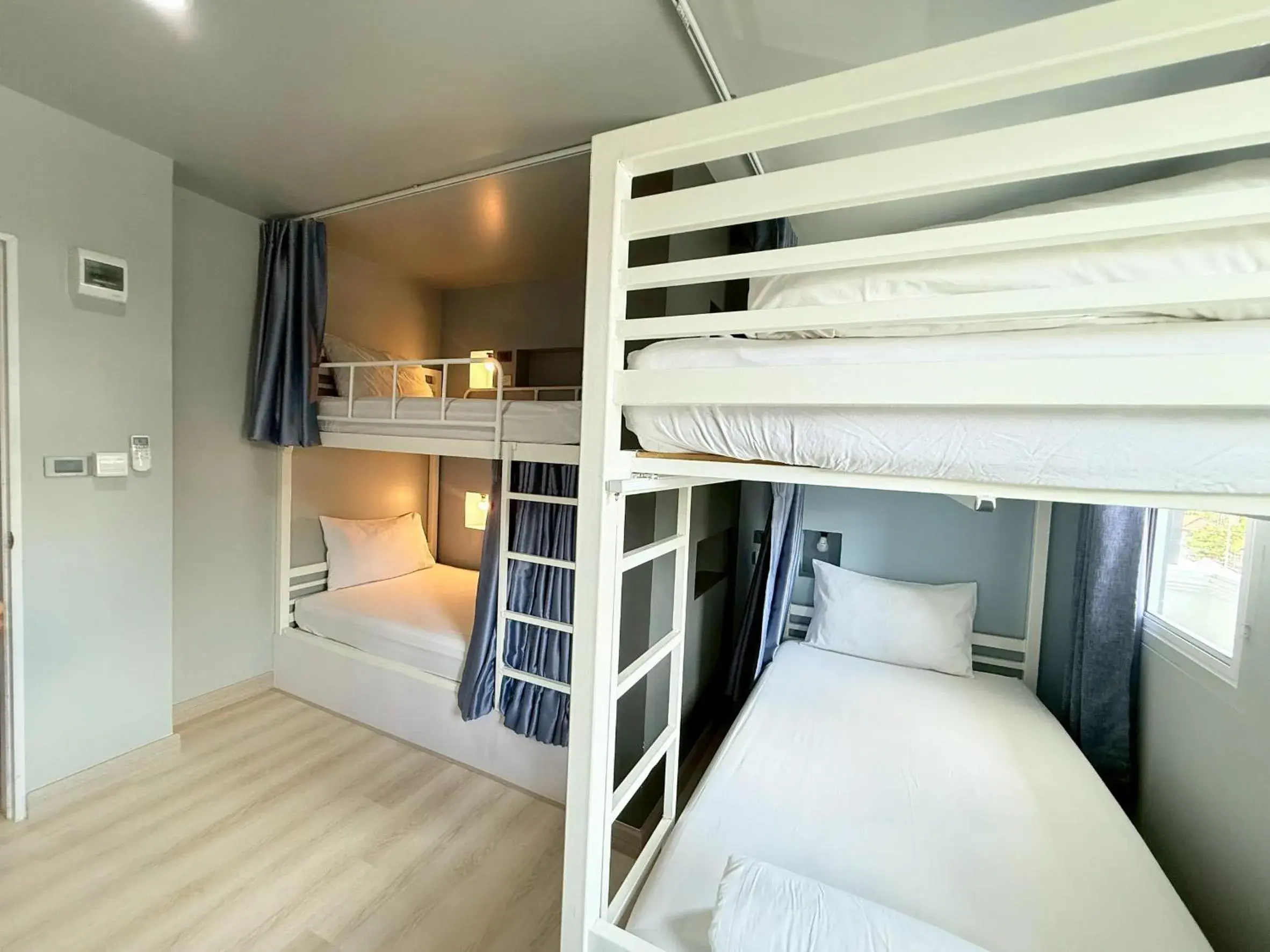 Quadruple Room with Shared Bathroom (Bunk Beds) in The August Hostel Quadruple Room with Shared Bathroom (Bunk Beds) in The August Hostel