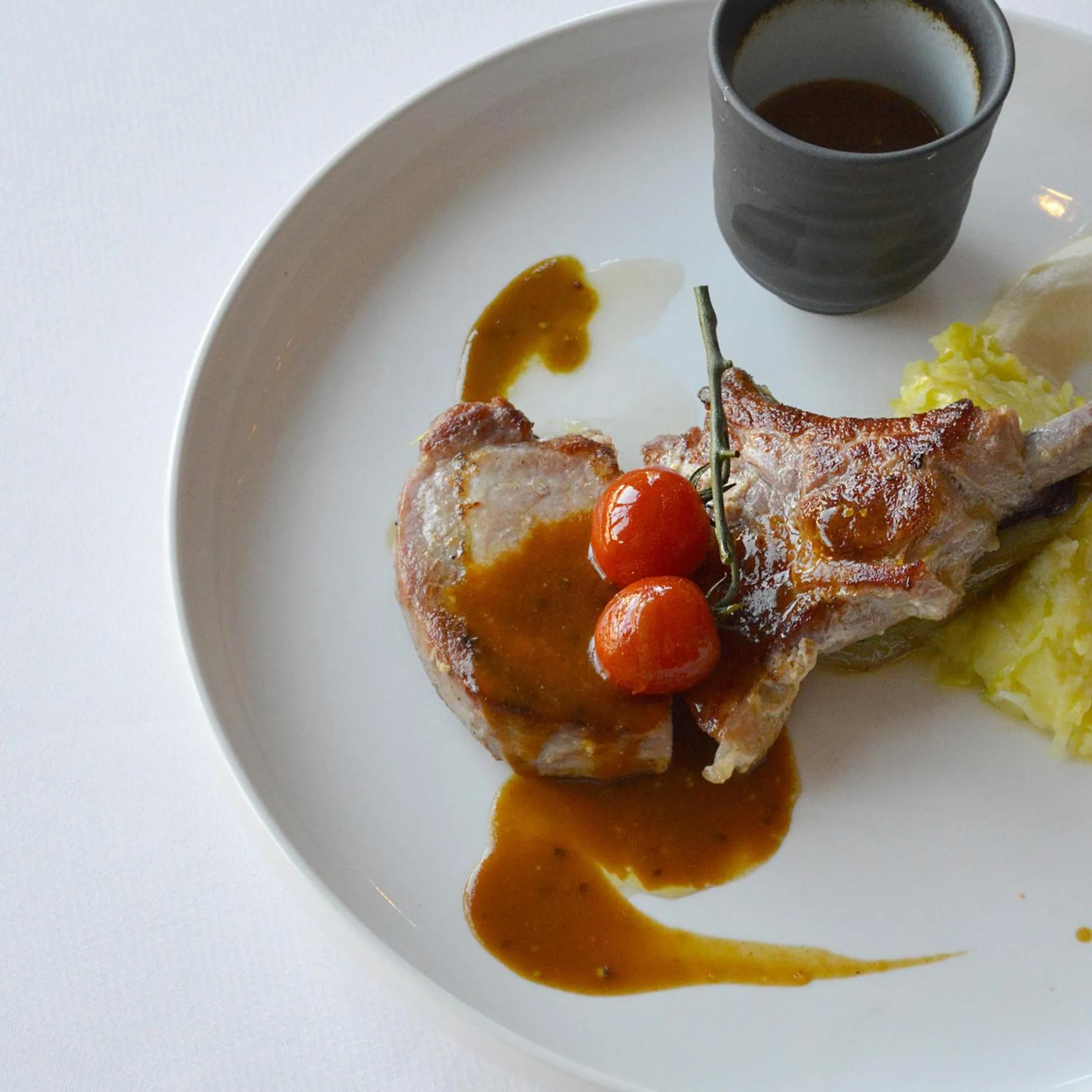 Food close-up in Hotel de la Poste - Relais de Napoleon III