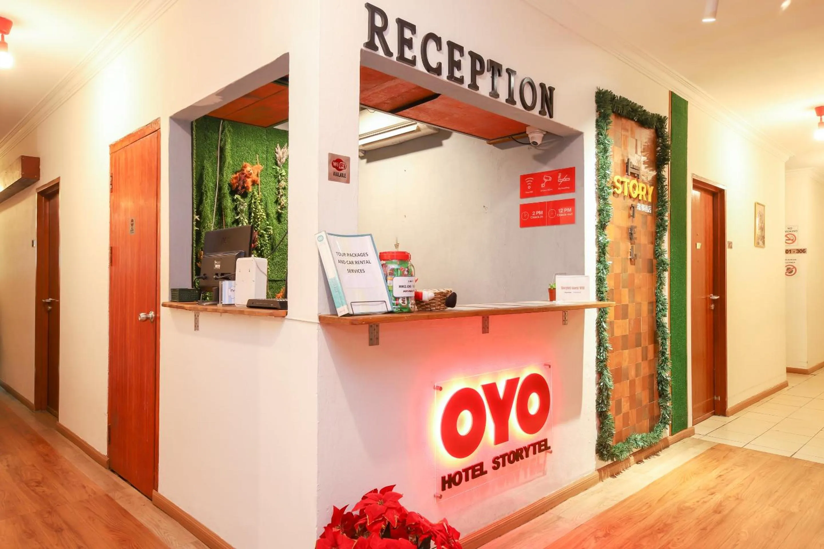 Lobby or reception in Hotel O Storytel
